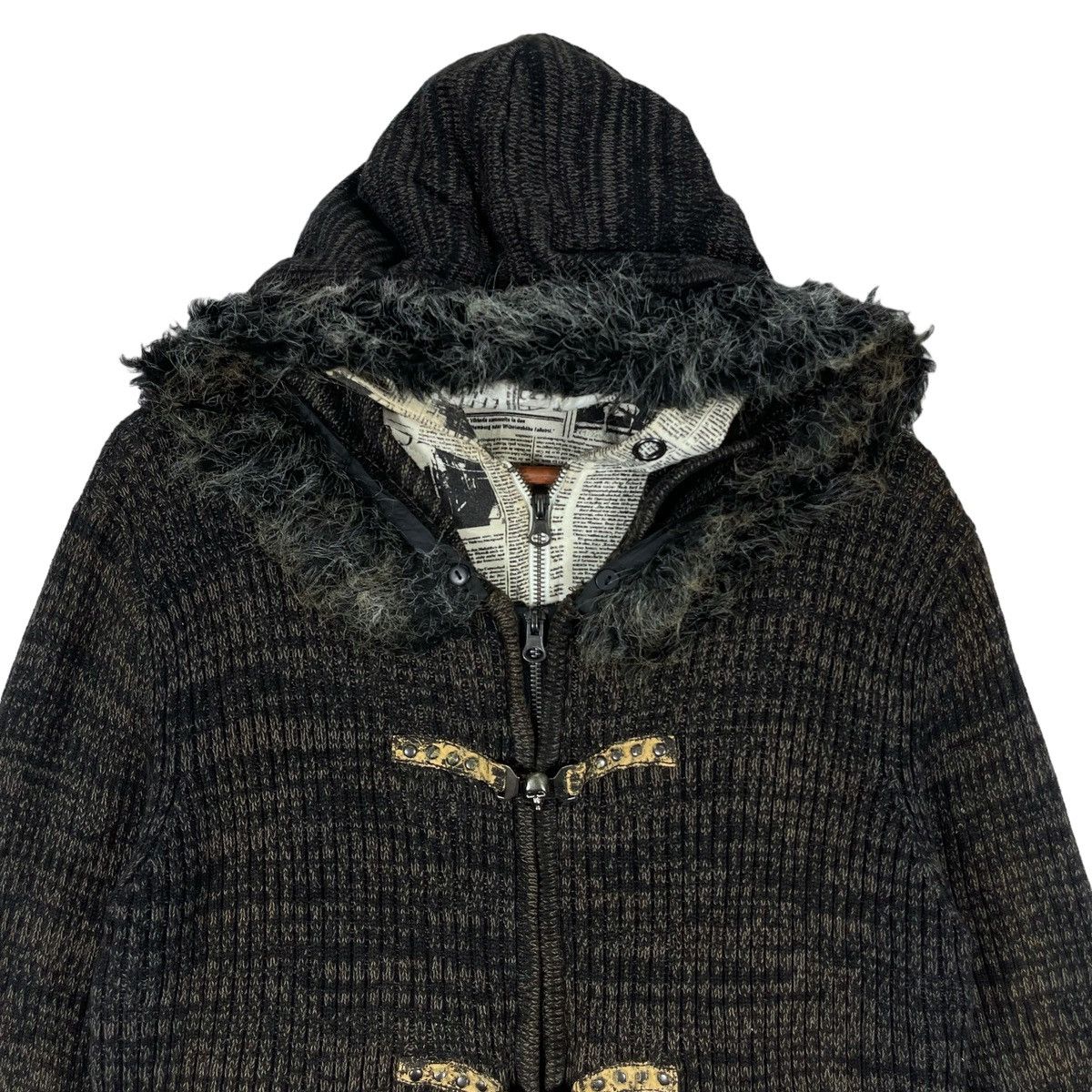 In The Attic × Seditionaries In The Attic Heavyweight Knitwear Hoodie Sweater Size US L / EU 52-54 / 3 - 5 Thumbnail