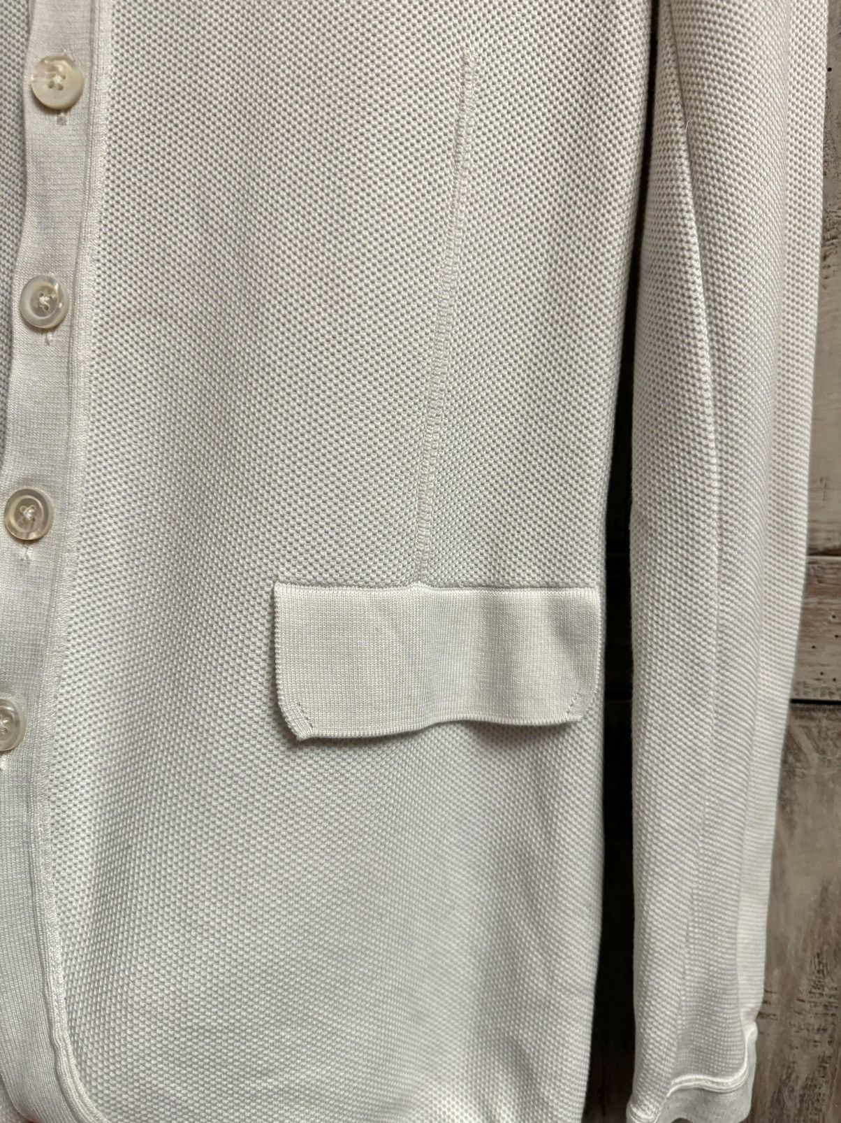 Jil Sander × Raf Simons jil sander raf simons knit jacket off white 48 slim Size US M / EU 48-50 / 2 - 9 Thumbnail