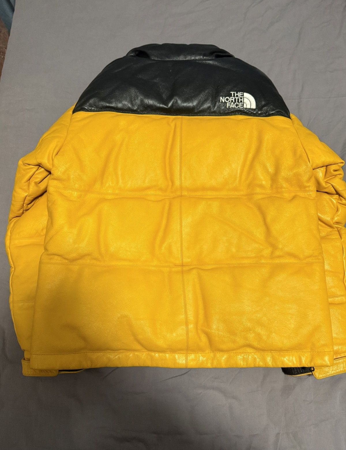 The North Face Supreme tnf the north face leather nuptse jacket red Size US M / EU 48-50 / 2 - 14 Thumbnail