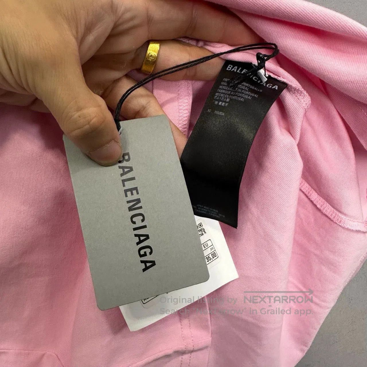 Balenciaga pink limited edition short sleeve t. Size XS / US 0-2 / IT 36-38 - 4 Thumbnail