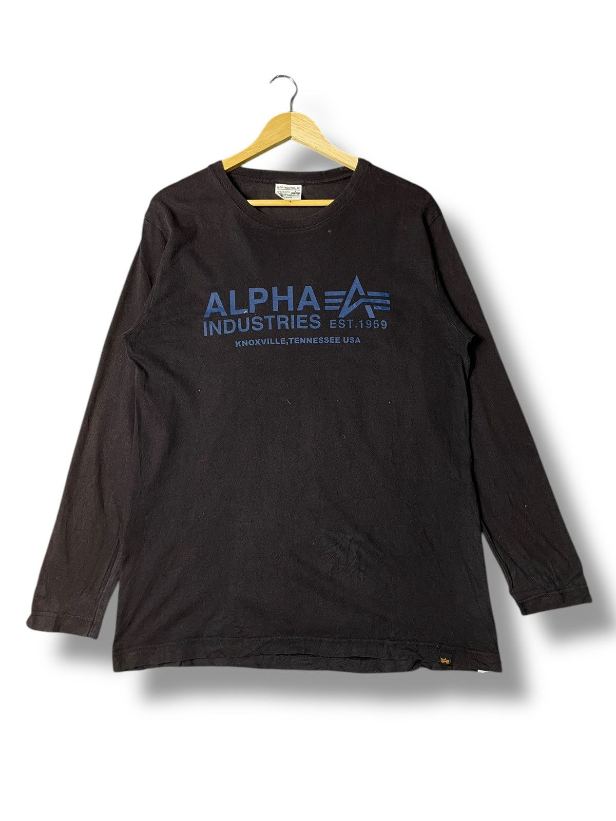 Alpha Industries × Japanese Brand × Vintage Alpha Industries Casual Long Sleeve Shirts (76) Size US L / EU 52-54 / 3 - 1 Thumbnail