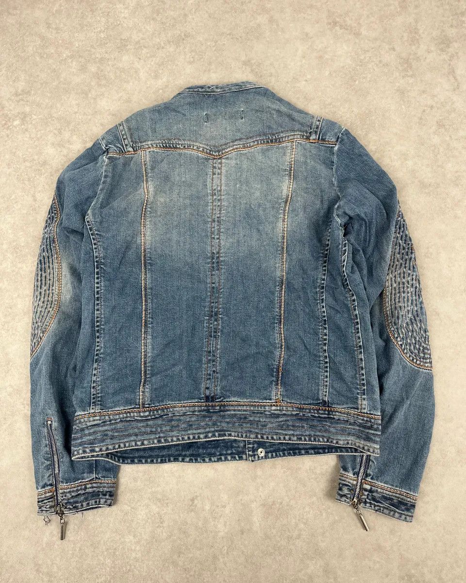 Just Cavalli SS2005 Cavalli Blue Contemporary Multi-Pocket Denim Jacket Size US M / EU 48-50 / 2 - 6 Thumbnail