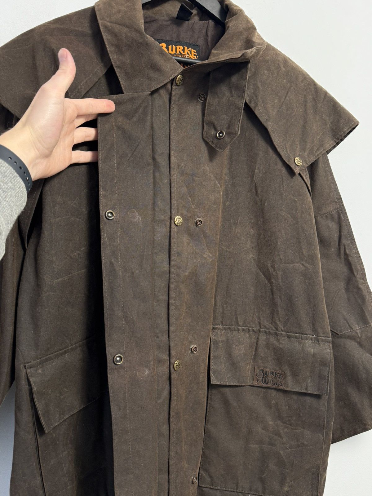 Other Burke Wills vintage wax waxed cotton short weatherall jacket Size US M / EU 48-50 / 2 - 12 Thumbnail