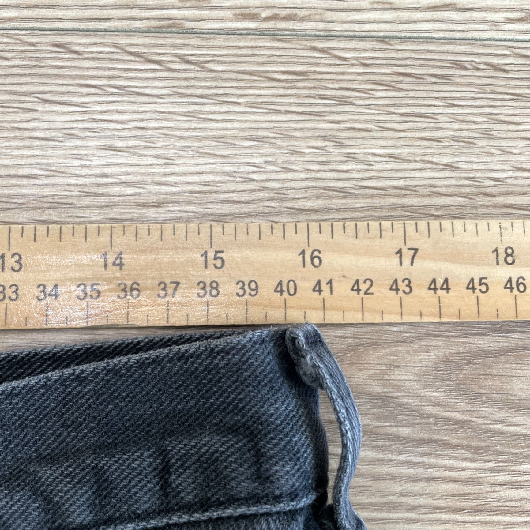 Lee VINTAGE Lee Jeans Men's Regular Size 34 x 30 Black Denim Straight Faded 90s Mens Size US 34 / EU 50 - 5 Thumbnail