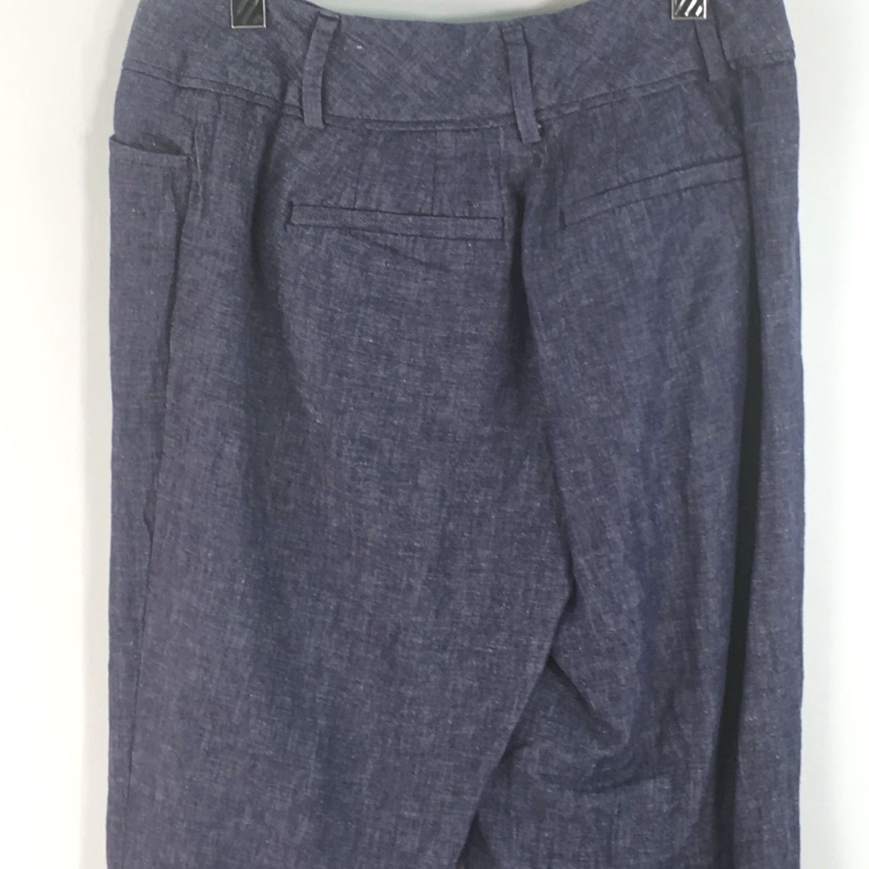 Vintage VINTAGE Dress Pants Blue Size 28 Regular Straight Flat Front Casual Pants Womens Size 28" / US 6 / IT 42 - 6 Thumbnail