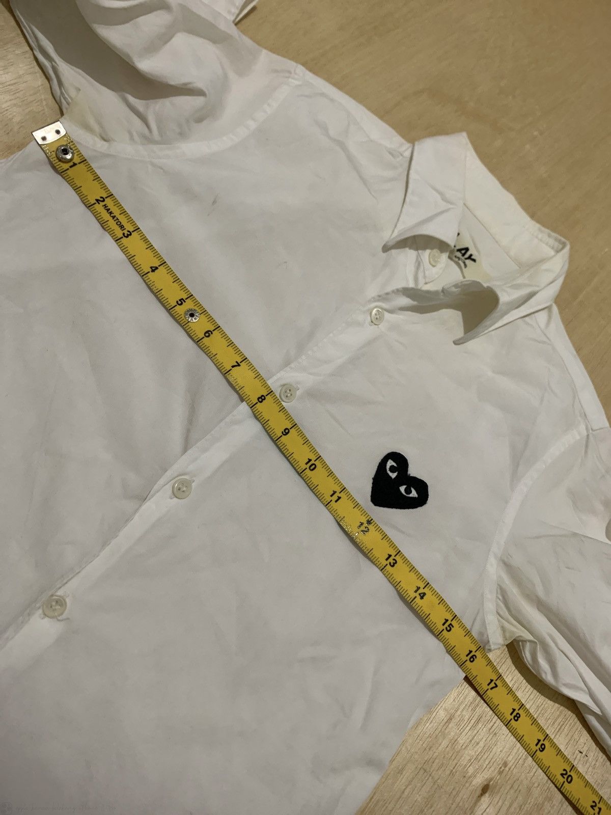 Comme des Garcons × Japanese Brand Comme des Garcons Play shirt Size XS / US 0-2 / IT 36-38 - 7 Thumbnail