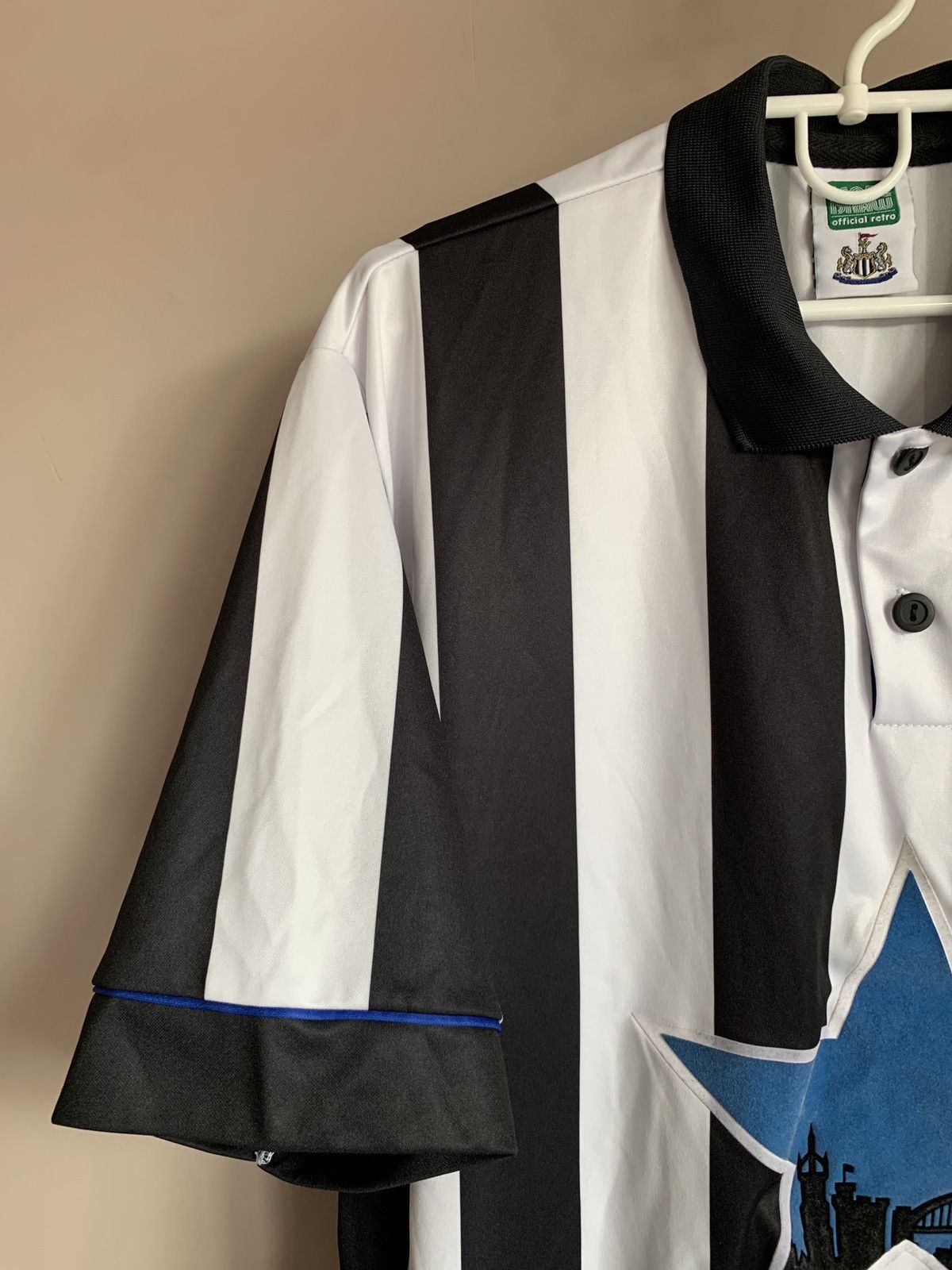 Vintage Newcastle United 1995 Home Football Shirt Score Draw Retro Size US XXL / EU 58 / 5 - 3 Thumbnail