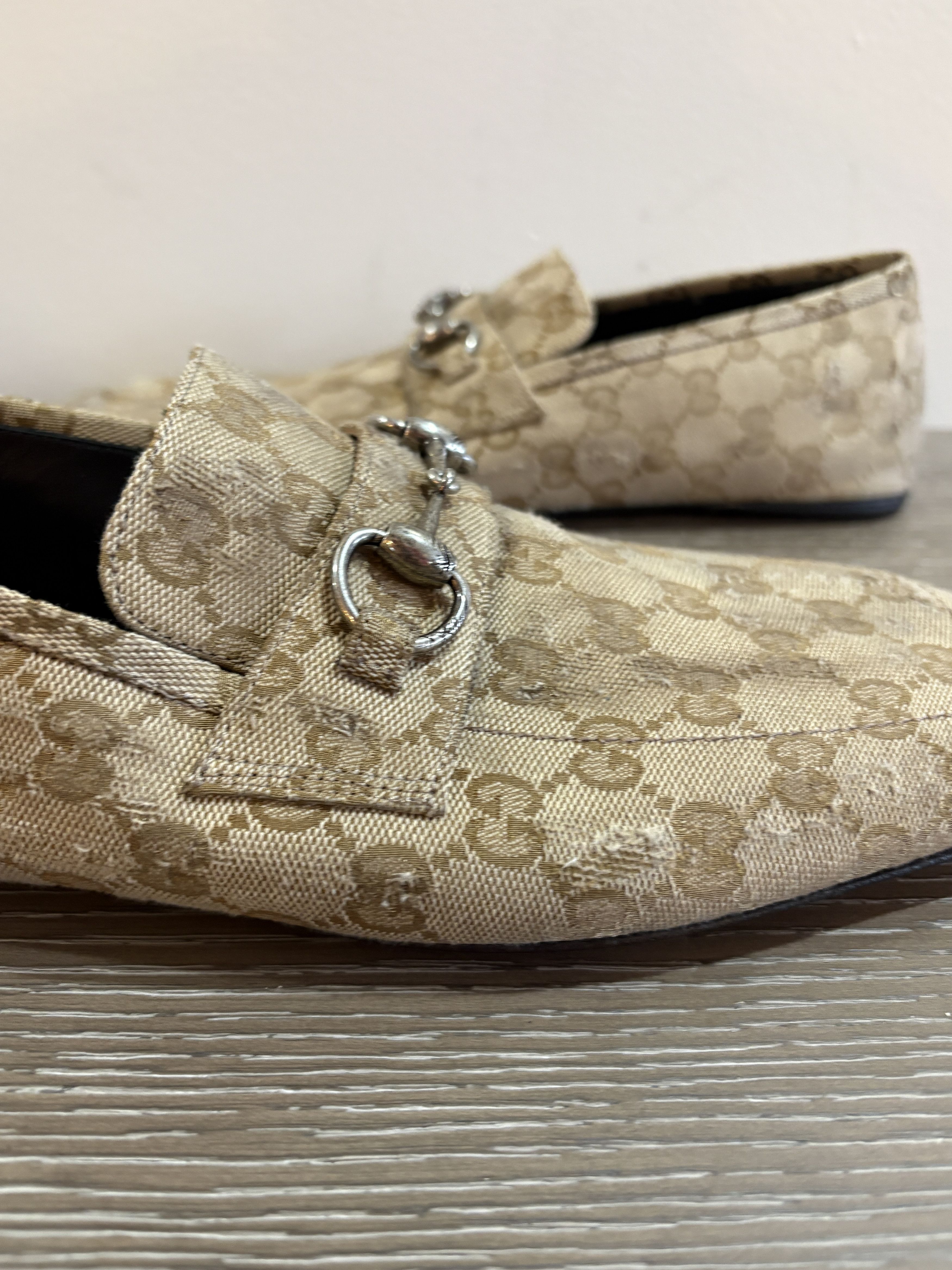 Gucci Gucci Ragazzo Men's worn-out Loafers Size US 10.5 / EU 43-44 - 10 Thumbnail