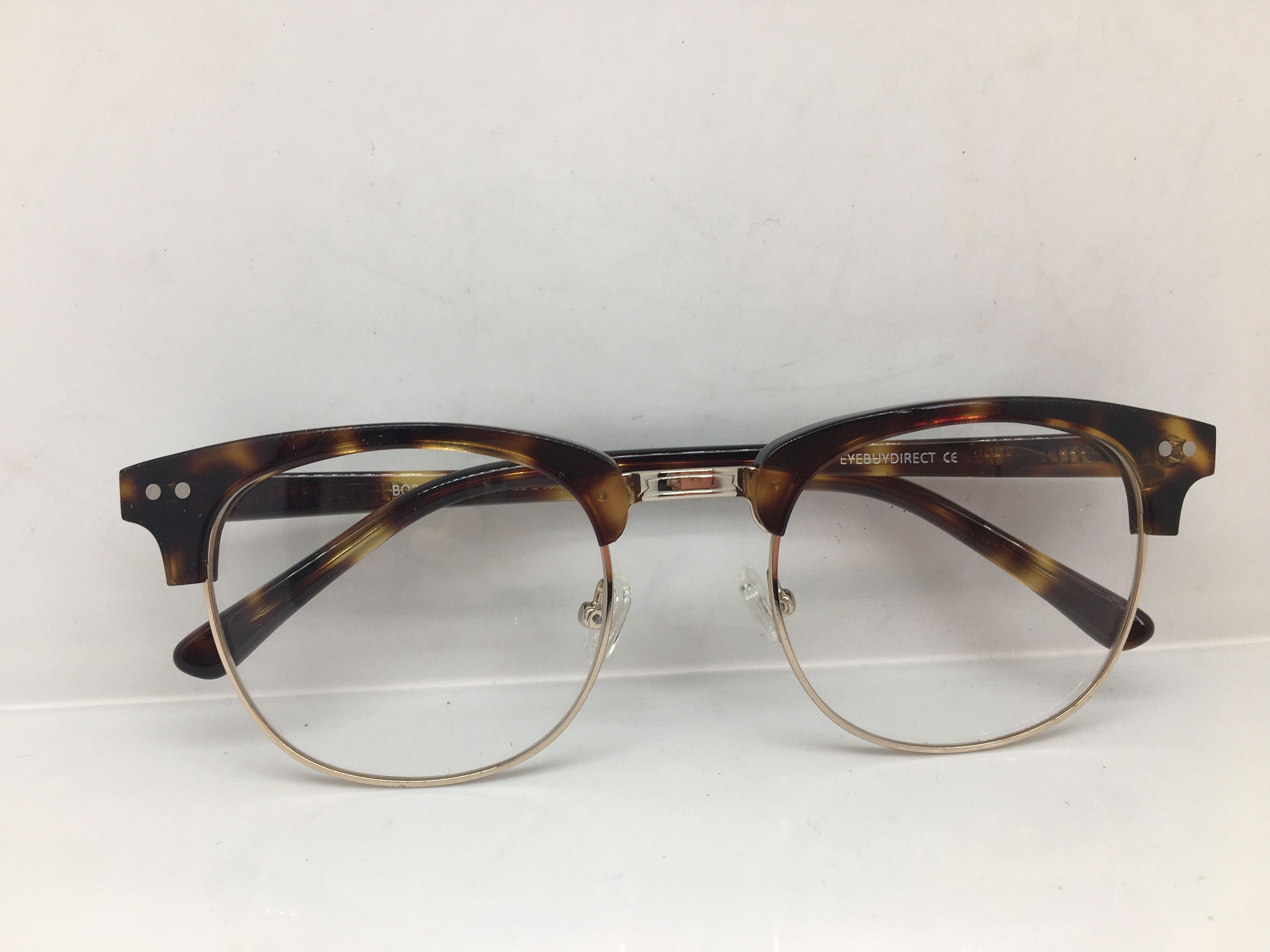 Other Eyebuydirect Borderline Tortoise Gold Malcolm X Eyeglasses Size ONE SIZE - 6 Thumbnail