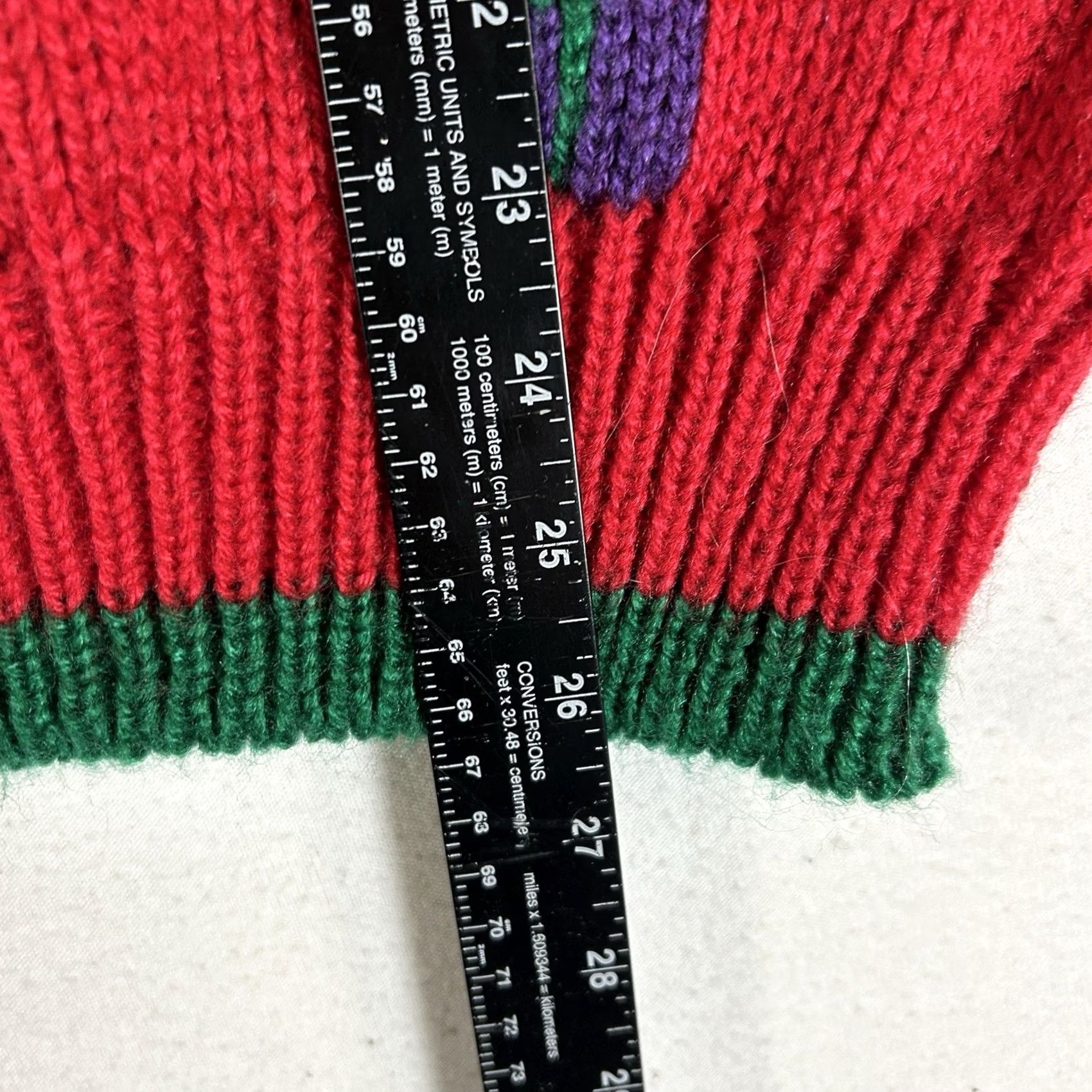 Vintage No Strings Attached Ugly Christmas Sweater Women Medium Red Christmas Holiday Pullover Crew Neck Knit Knitwear Sweater Women M Red Christmas Holiday Size M / US 6-8 / IT 42-44 - 7 Thumbnail