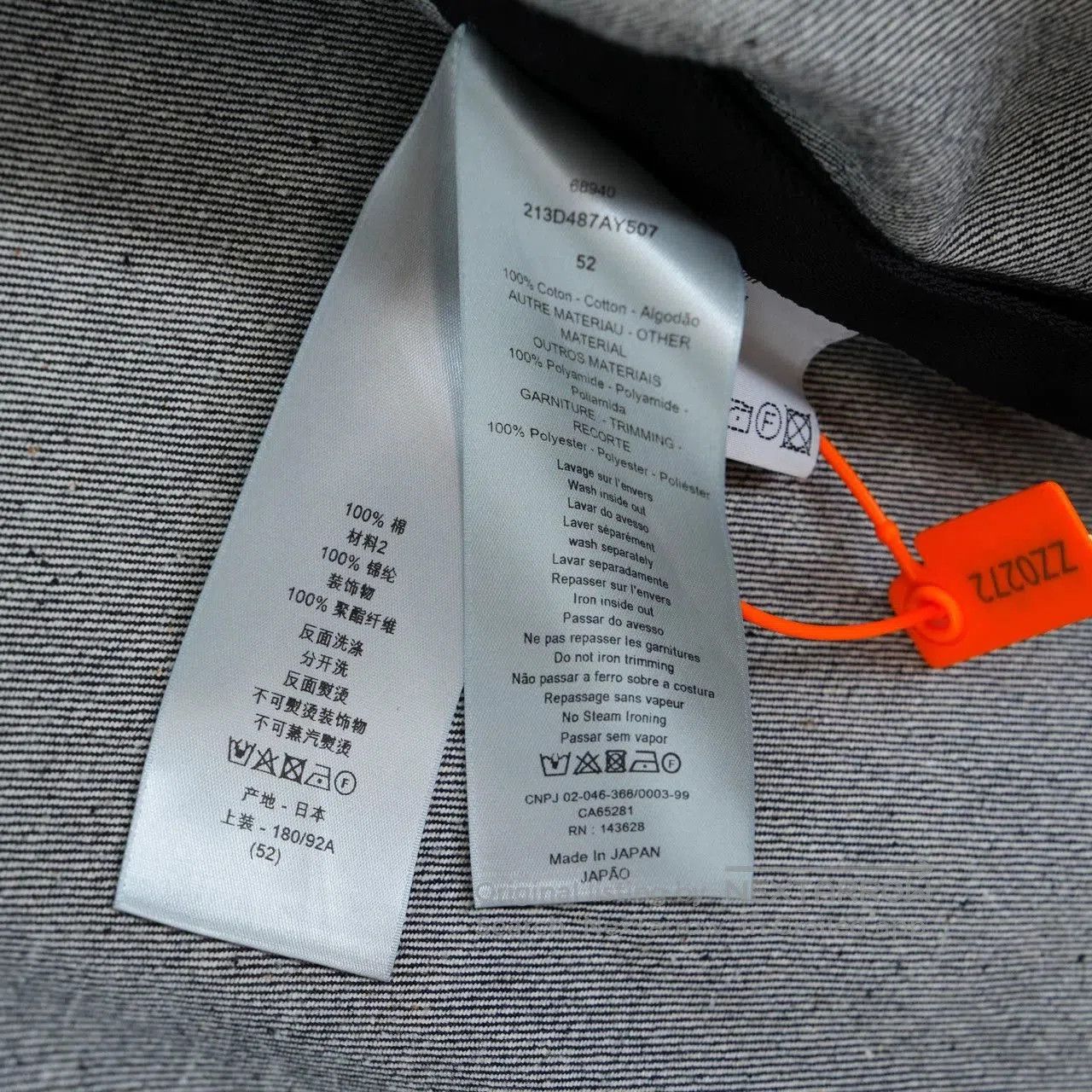 Dior dior sacai denim jacket size 52. Size US L / EU 52-54 / 3 - 6 Thumbnail