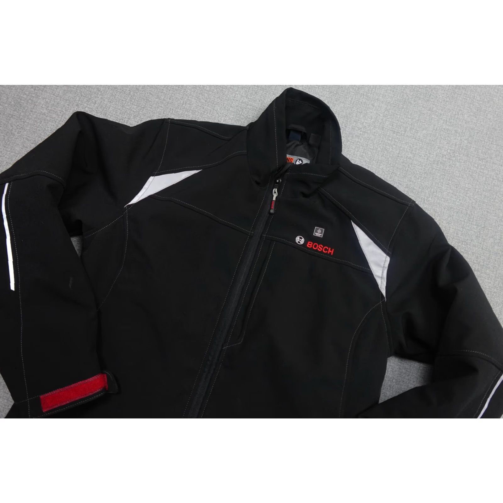Vintage Bosch Heated Jacket Mens Large Black Soft Shell Untested Factory Reconditioned Size L / US 10 / IT 46 - 2 Thumbnail