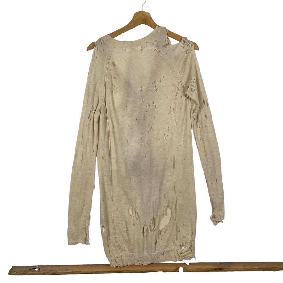 Y's Y's Yohji Yamamoto Destroyed Distressed Cardigan Size 2 Size XS / US 0-2 / IT 36-38 - 14 Thumbnail