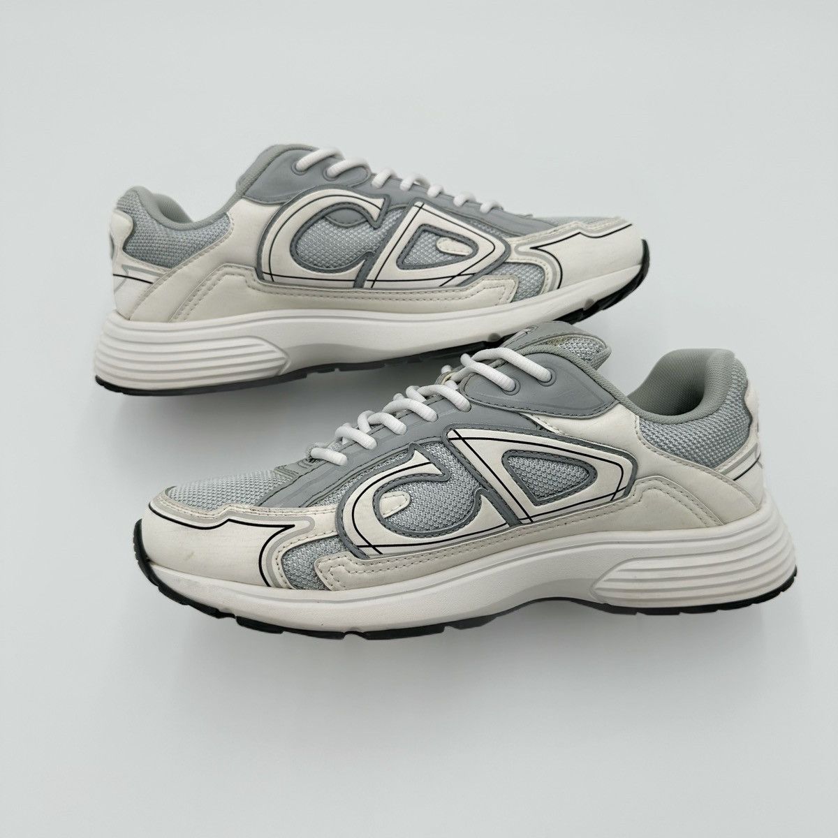 Dior Christian Dior B30 Silver Grey White Size US 8 / EU 41 - 7 Thumbnail