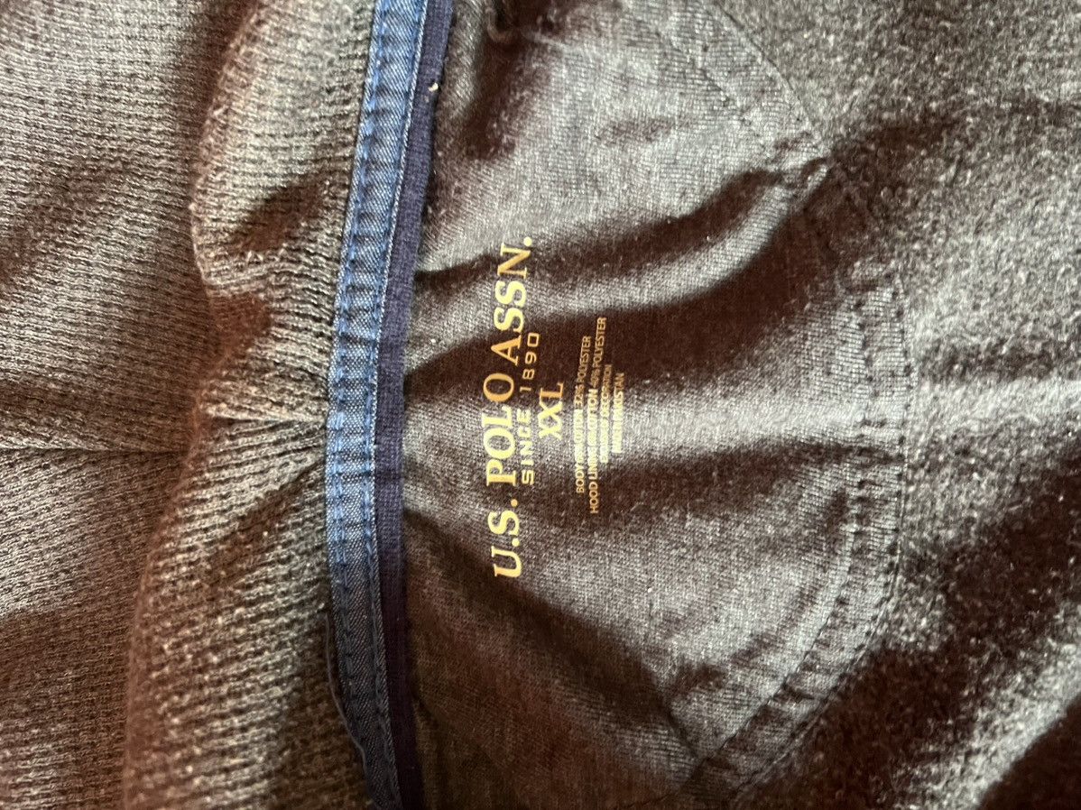 U.S. Polo Assn. U.S. Polo Assn. Grey Zip Hoodie Size US XL / EU 56 / 4 - 3 Thumbnail