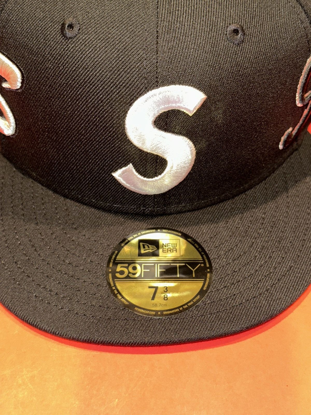 帽子 Supreme S Logo New Era 7-3/8 New Era × Supreme Supreme 7 3/8 New Era Embroidered Multi S