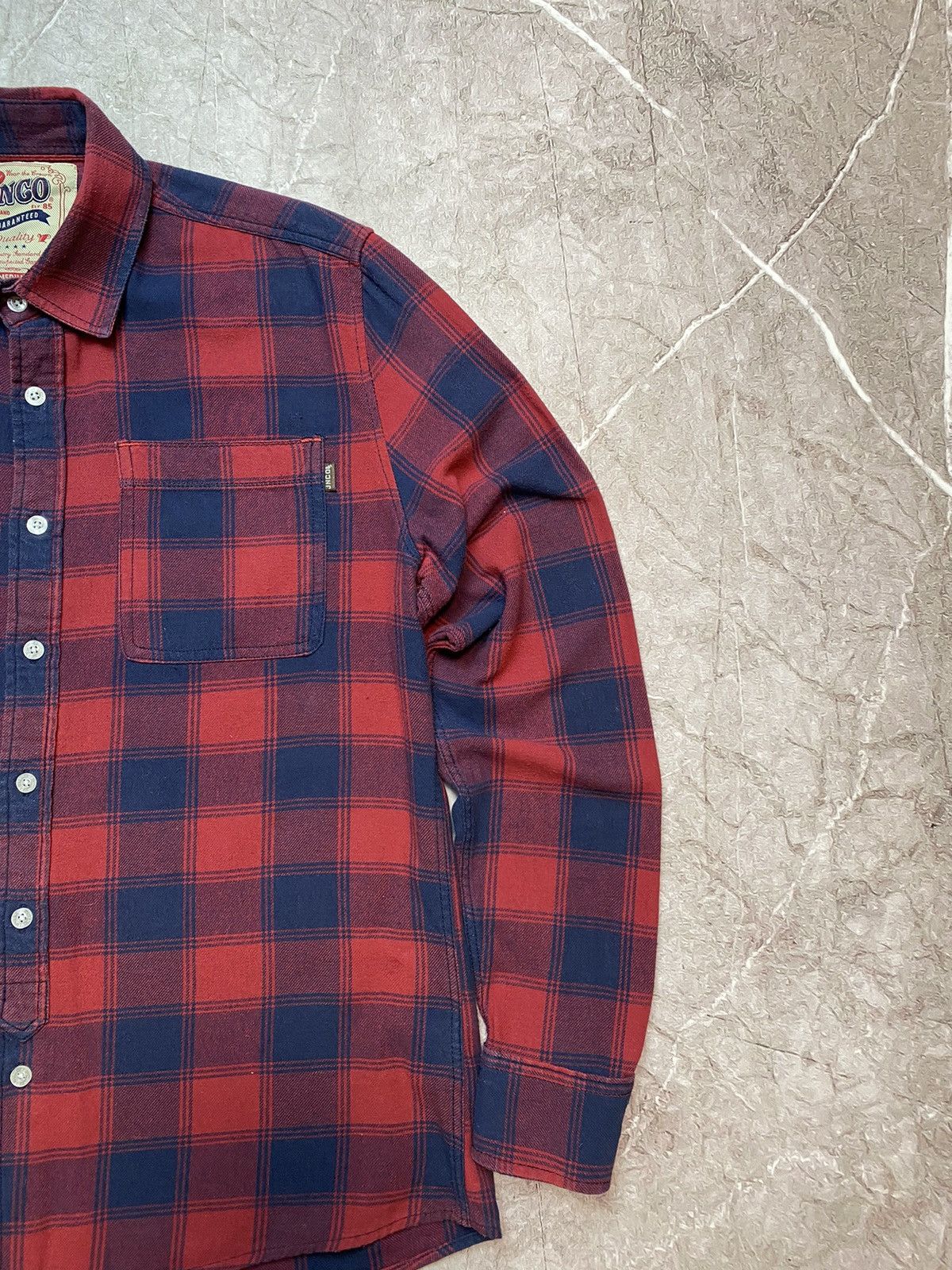 Flannel × JNCO Plaid Tartan Flannel Shirt Size US M / EU 48-50 / 2 - 7 Thumbnail