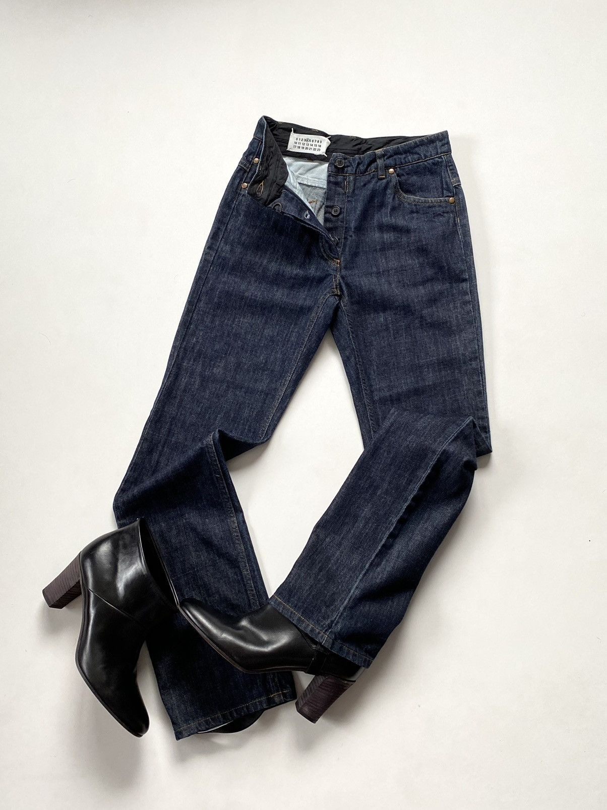 Maison Margiela Vintage 00s Maison Margiela 5 Pocket Straight Jeans Size 27" / US 4 / IT 40 - 1 Thumbnail