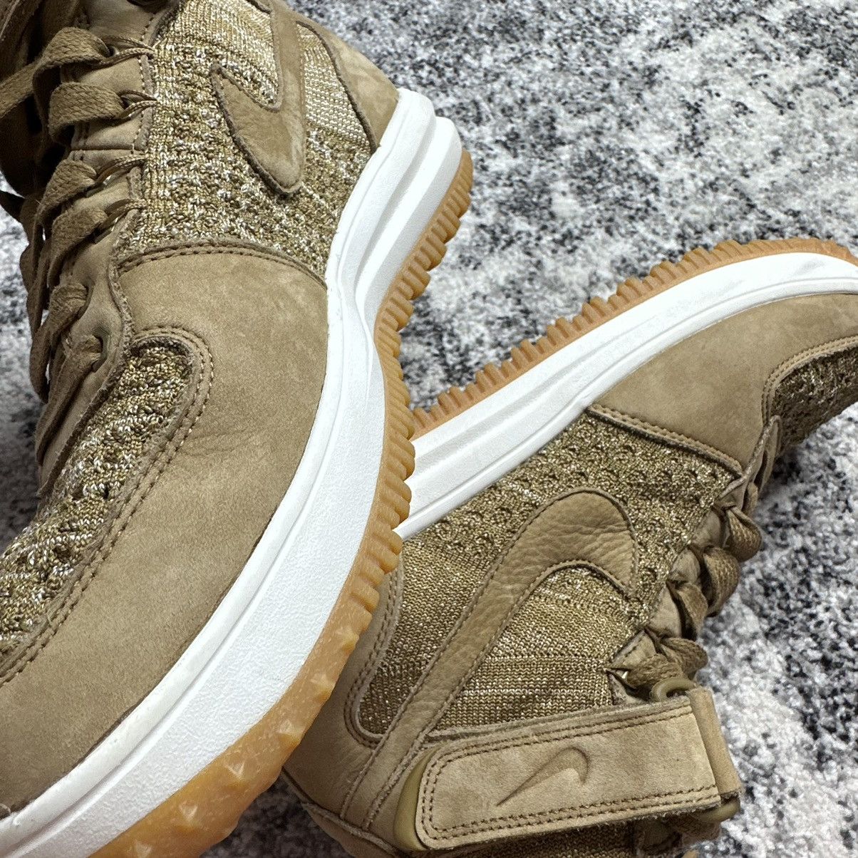 Nike NIKE LUNAR FORCE 1 FLYKNIT WORKBOOT GOLDEN BEIGE Size US 8 / EU 41 - 4 Thumbnail
