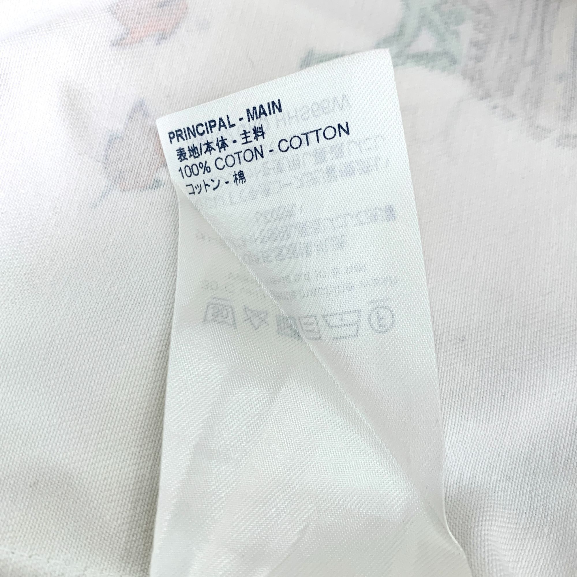 Louis Vuitton Louis Vuitton White Graphic Print Button-Up Shirt Size US S / EU 44-46 / 1 - 8 Thumbnail
