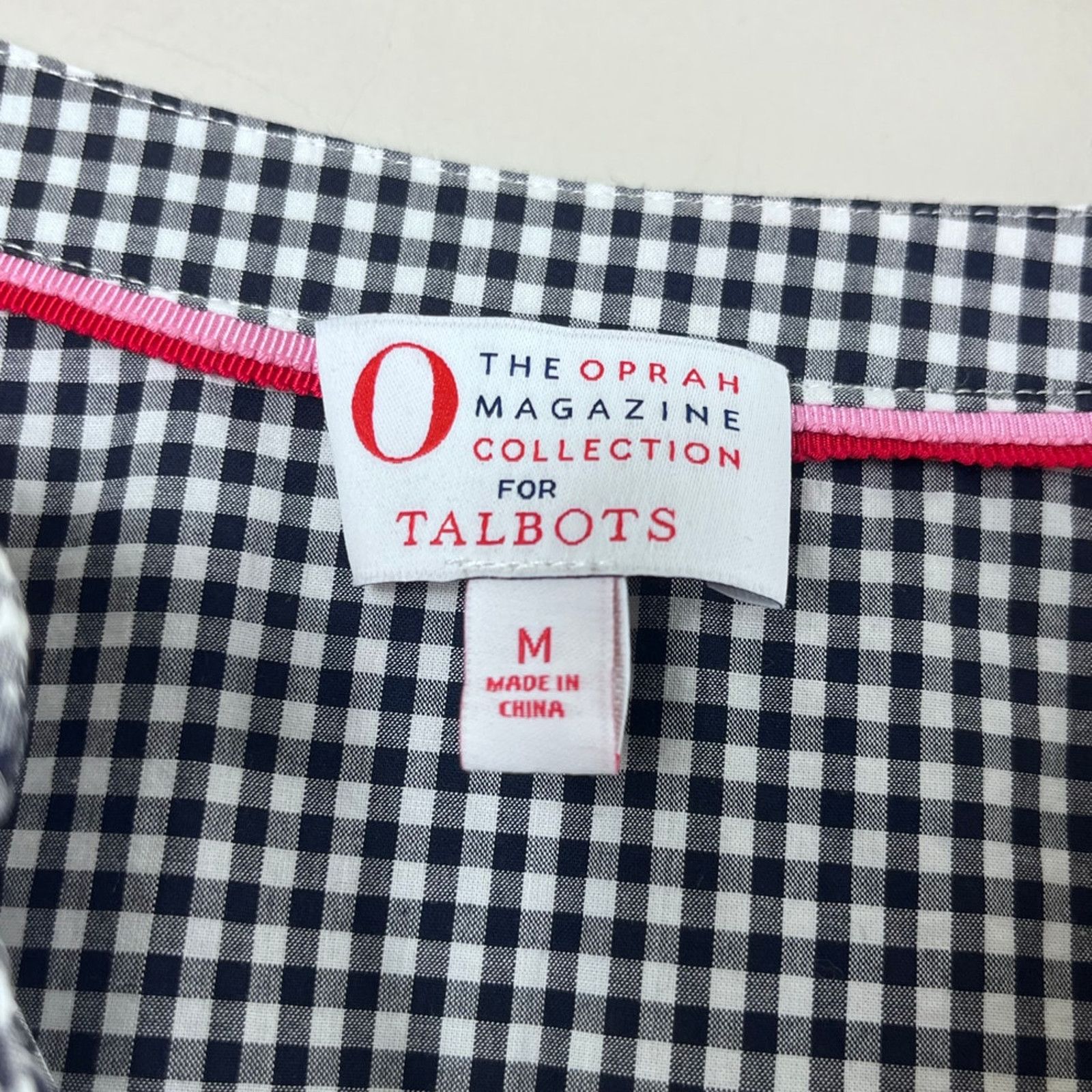 Talbots Gingham Plaid Talbots x Oprah Long Sleeve Blouse M Size M / US 6-8 / IT 42-44 - 5 Thumbnail