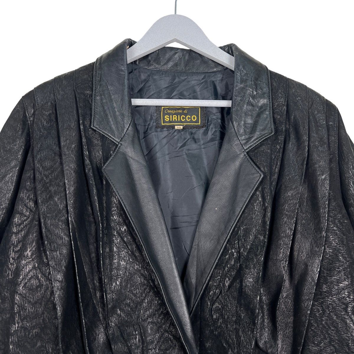 Japanese Brand 🔥 VINTAGE SERICCO CARDIGAN LEATHER JACKET Size US M / EU 48-50 / 2 - 3 Thumbnail