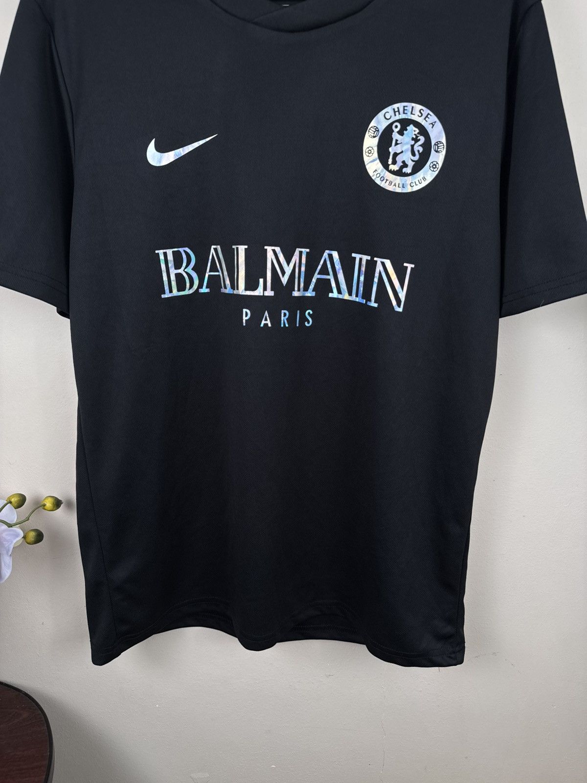 Nike Nike Chelsea Jersey Football Shirt Soccer Paris Black M Size US M / EU 48-50 / 2 - 8 Thumbnail