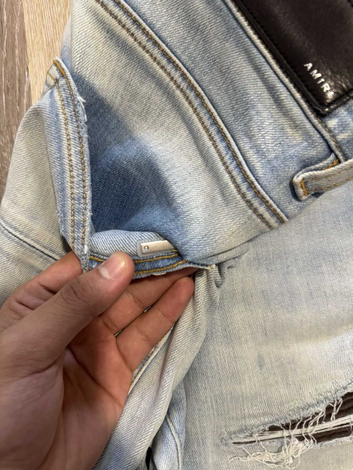 Amiri Light wash camo patch mx1 Size US 34 / EU 50 - 5 Thumbnail
