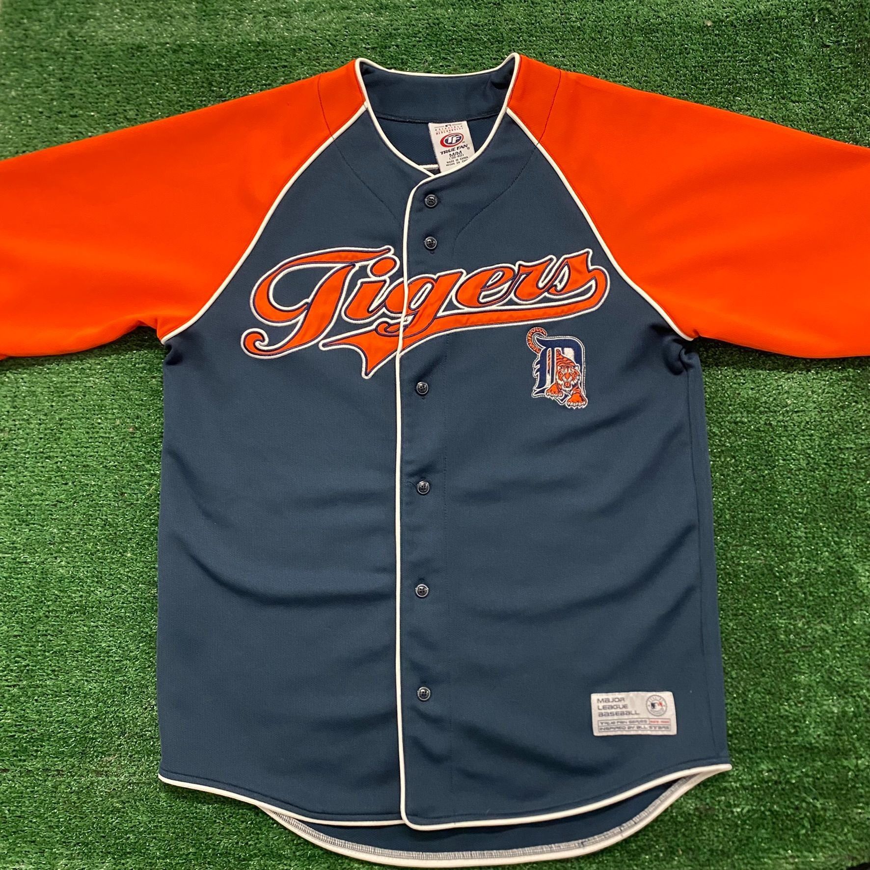 MLB Tigers Jersey (Tags: Vtg, Vintage, Y2K, Baseball, American