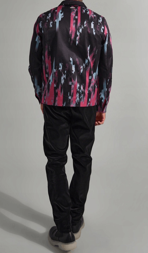 Japanese Brand Neon printed L/XL streetwear Archive jacket boxy hype 90s Size US L / EU 52-54 / 3 - 7 Thumbnail