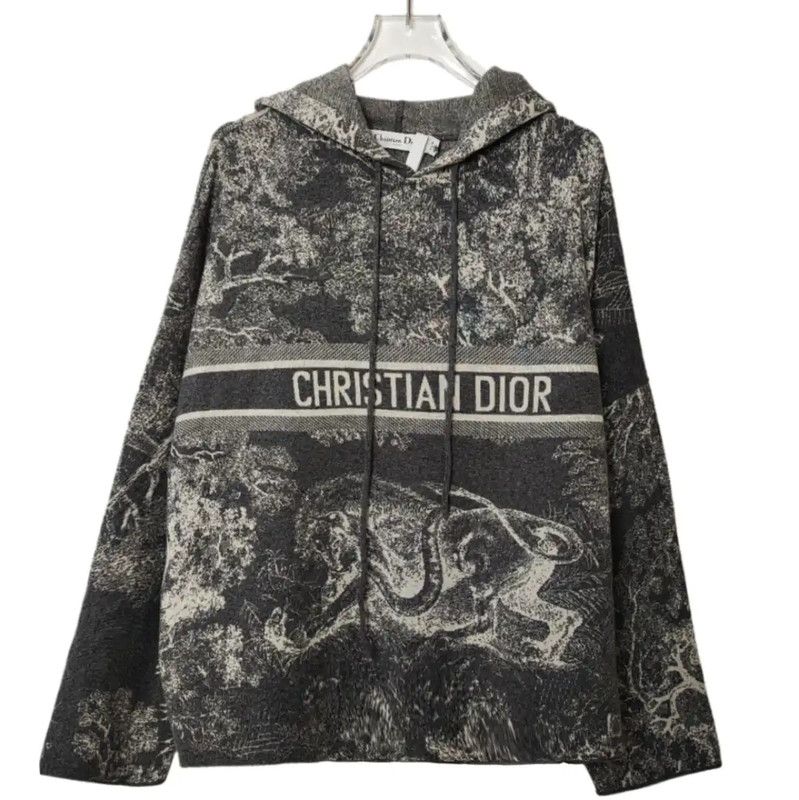 Dior Dior Black Cashmere Women's Hoodie 0089 Size M / US 6-8 / IT 42-44 - 1 Thumbnail