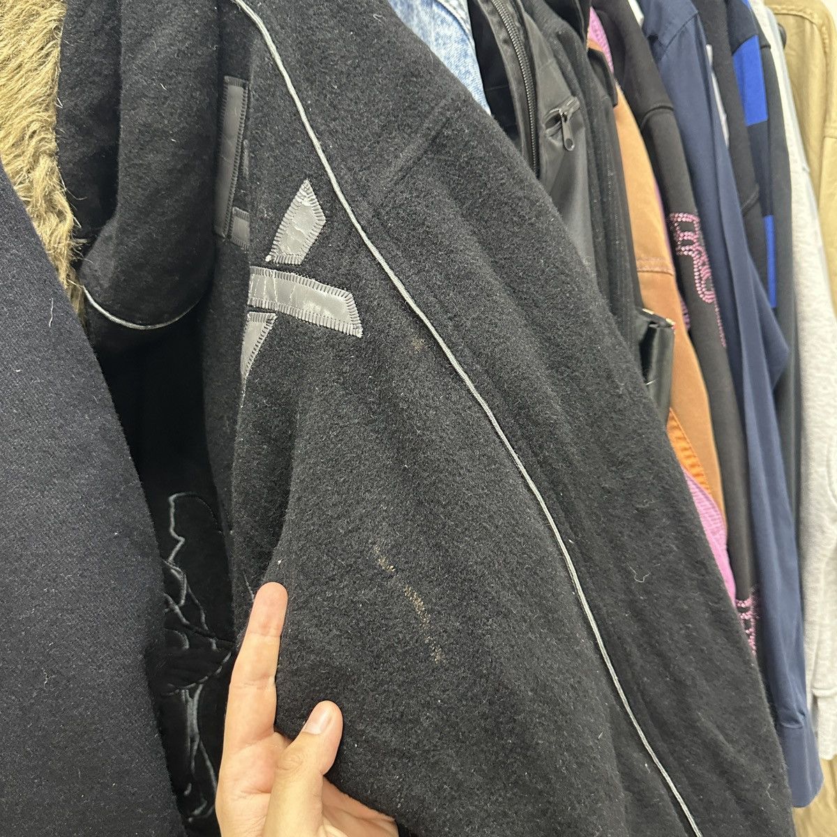 Avirex Vintage 90s Avirex Leather & Wool Jacket USA embroidered y2k Size US XL / EU 56 / 4 - 18 Thumbnail