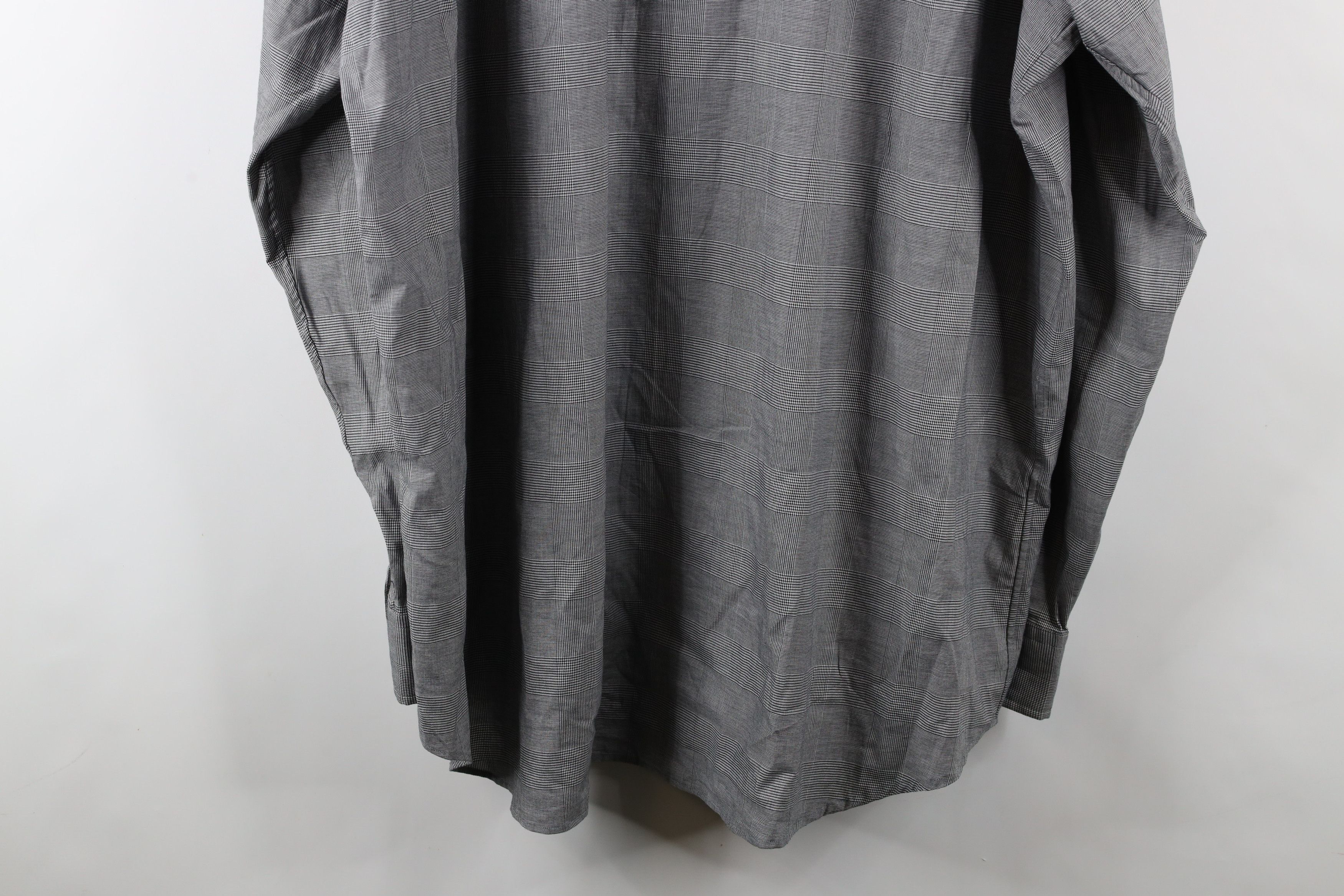 Ralph Lauren × Vintage Vintage Ralph Lauren Houndstooth Collared Button Shirt Size US XXL / EU 58 / 5 - 10 Thumbnail