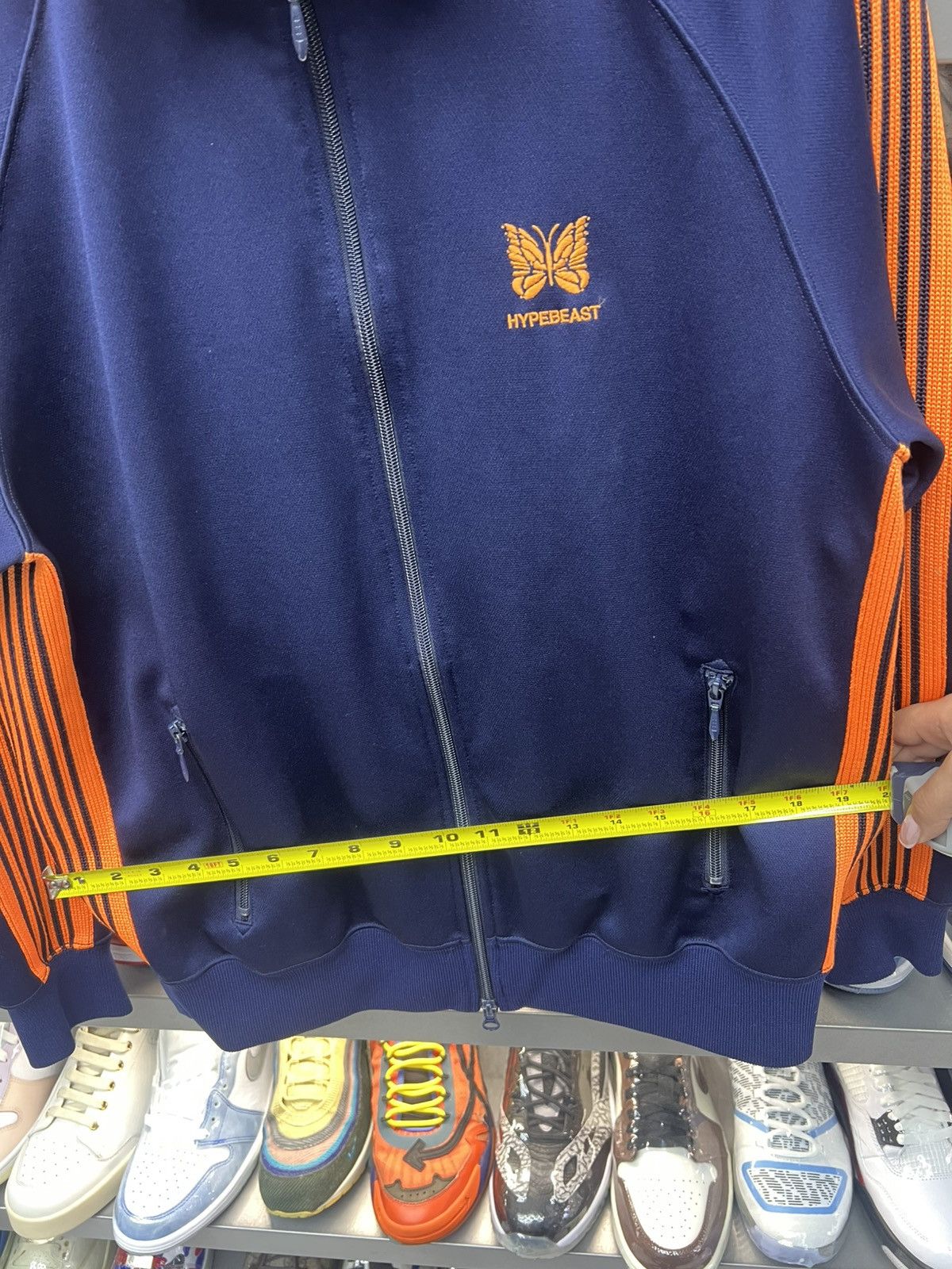 Needles Needles Navy/Orange Track Jacket Size US L / EU 52-54 / 3 - 13 Thumbnail