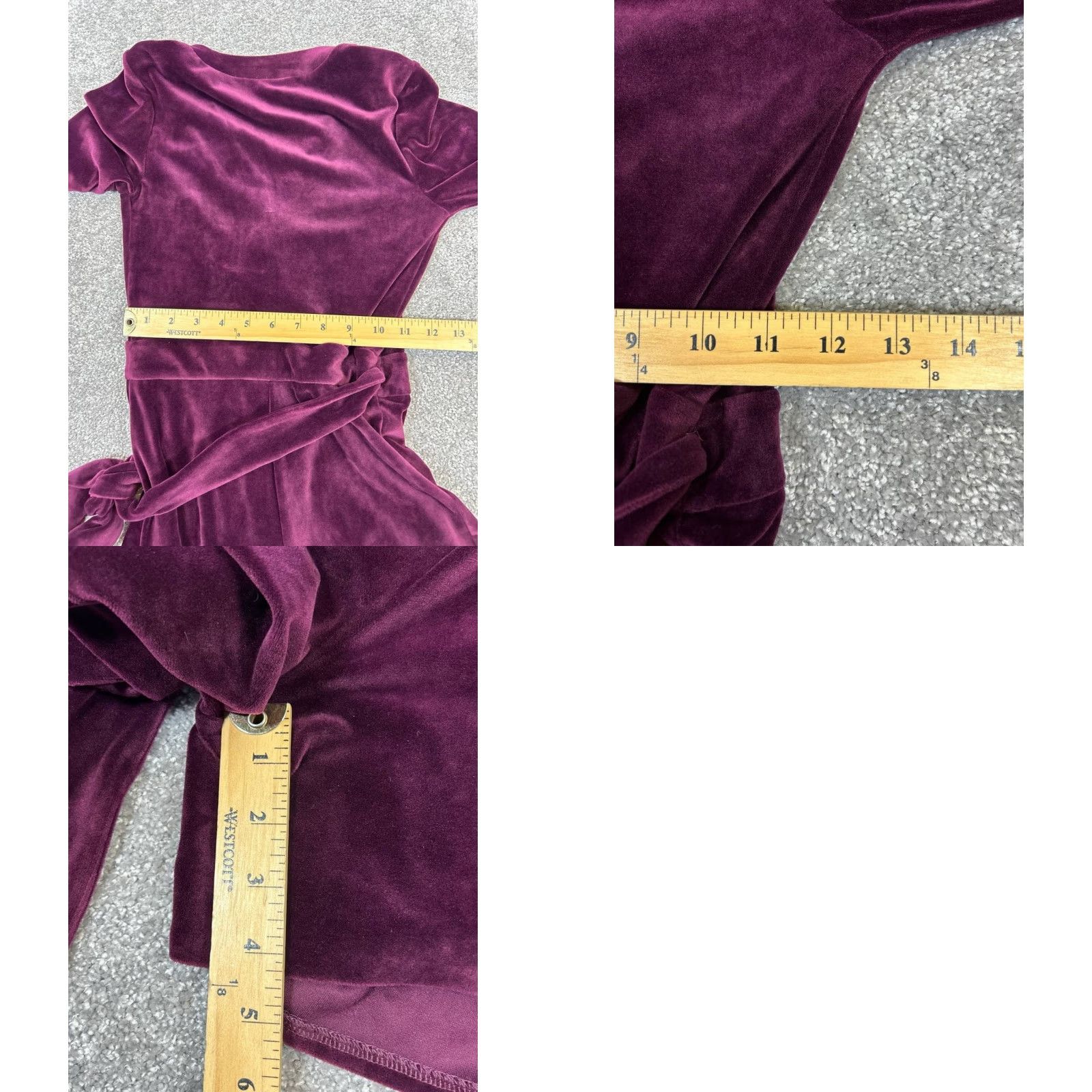 Lilly Pulitzer Lilly Pulitzer Romper Womens Xxs Purple Velvet Wrap Size 24" / US 00 / IT 34 - 8 Thumbnail