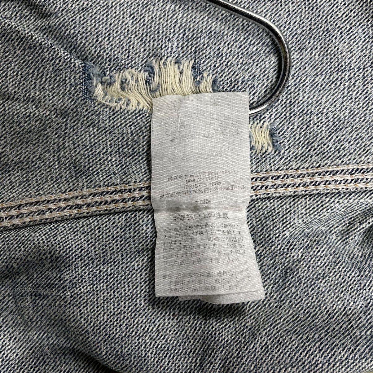 If Six Was Nine 2000s GOA - Apocalypse Style Crash Denim Jacket Size US M / EU 48-50 / 2 - 13 Thumbnail