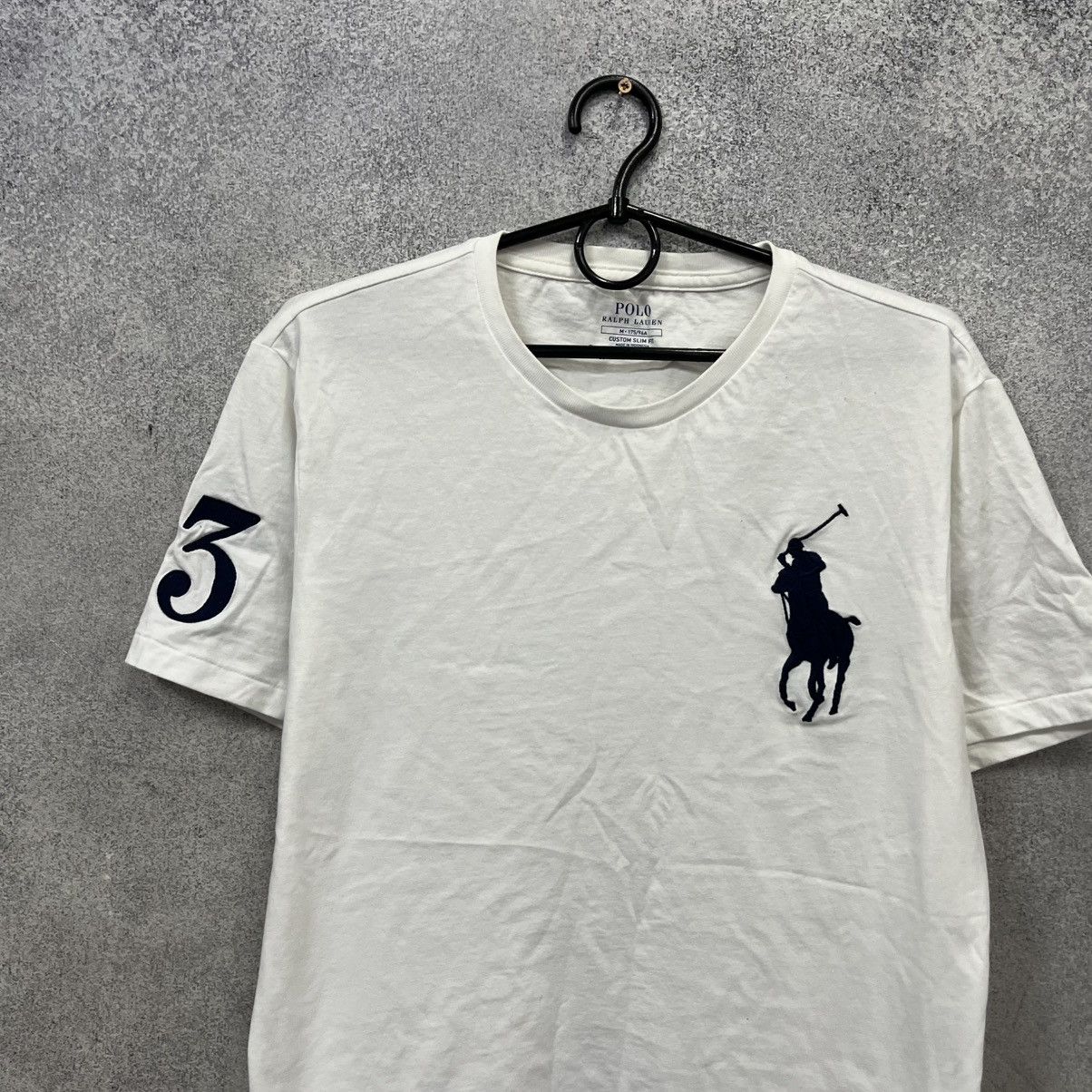 Polo Ralph Lauren Polo Ralph Lauren T-Shirt Big Pony #3 PRL White Size US M / EU 48-50 / 2 - 3 Thumbnail
