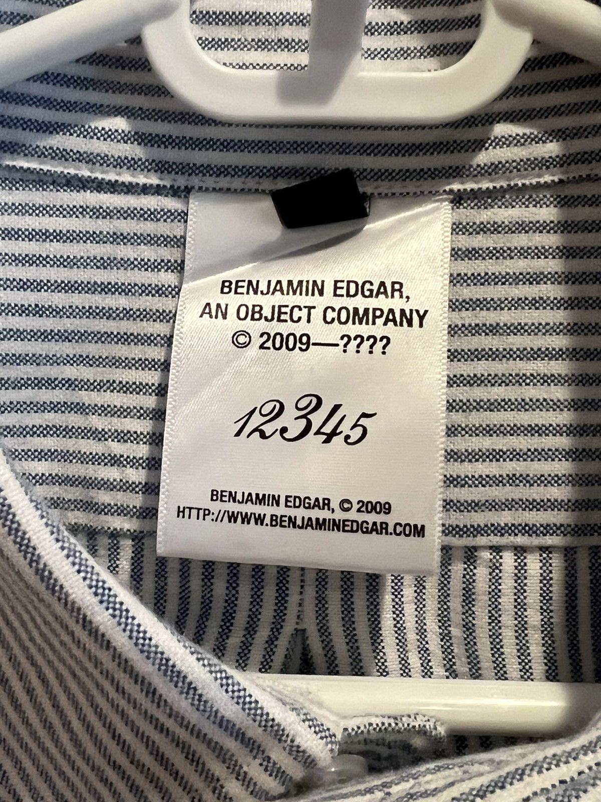 Benjamin Edgar Benjamin Edgar “Ben” Striped Oxford Shirt Size US L / EU 52-54 / 3 - 4 Thumbnail
