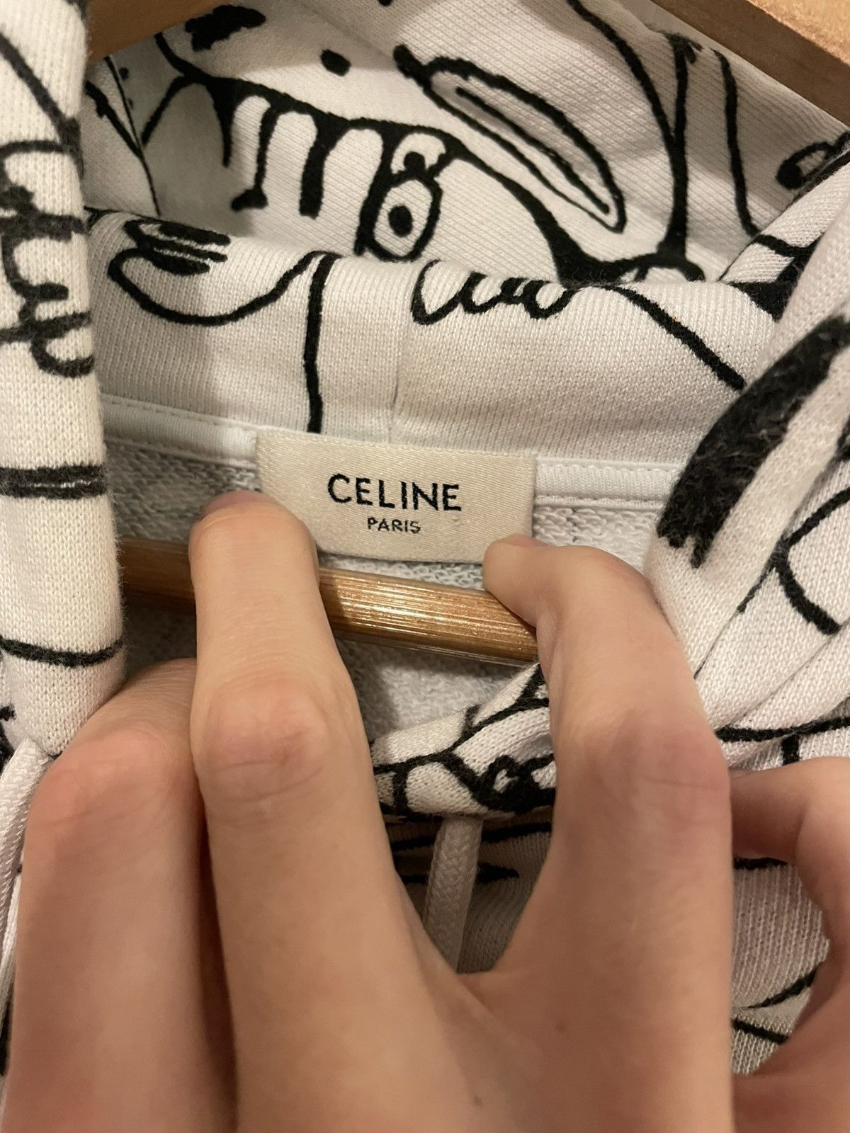 Celine SS22 Cosmic Cruiser ‘Busy’ AOP Hoodie Size US M / EU 48-50 / 2 - 3 Thumbnail