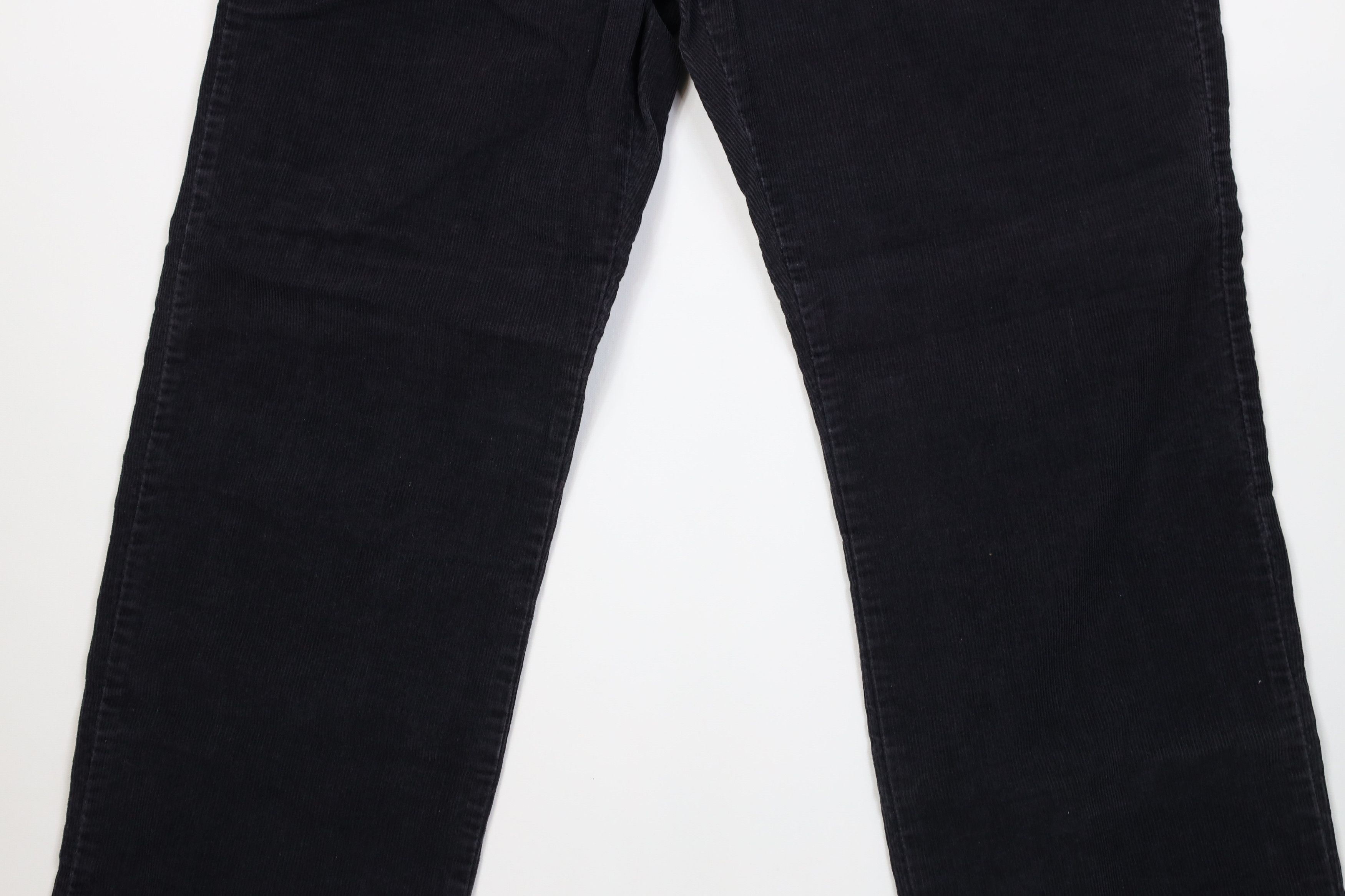 Vintage Vintage 70s Streetwear Wide Leg Corduroy Pants Dark Blue USA Size US 38 / EU 54 - 3 Thumbnail