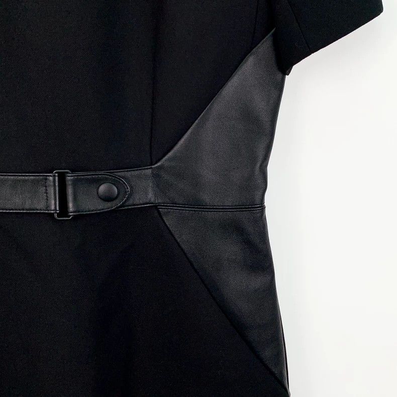 Louis Vuitton Louis Vuitton Black wool patchwork crew neck short sleeve Size XS / US 0-2 / IT 36-38 - 4 Thumbnail