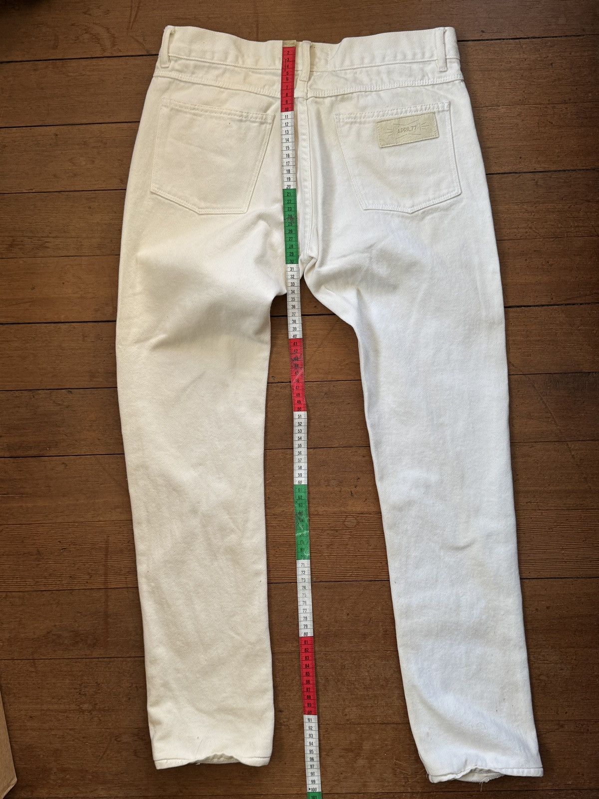 April 77 april77 dictator jeans stroke white 30 april 77 Size US 30 / EU 46 - 2 Thumbnail