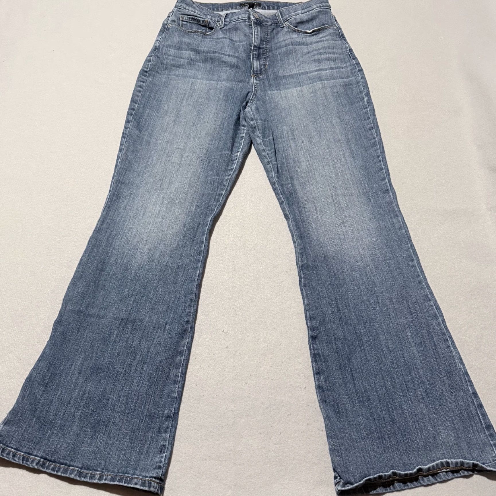 Banana Republic Banana Republic Jeans Women Blue High Rise Curvy Slim Flare Bootcut 14 Denim Vintage No 5-Pocket Modern Start Women Size 36" / US 14 / IT 50 - 2 Thumbnail