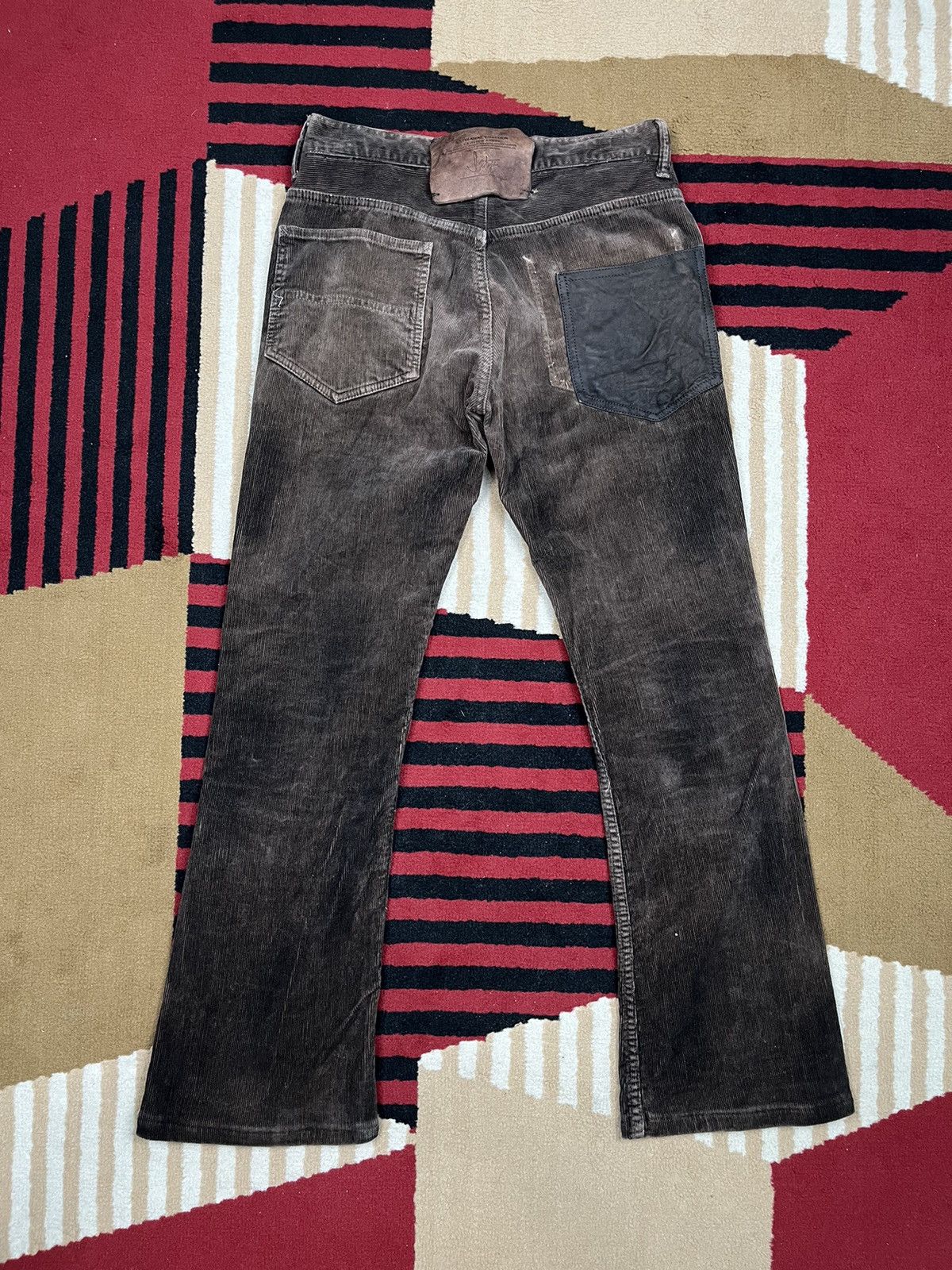 Isamu Katayama Backlash Isamu Katayama Blacklash Rawww Corduroy Pants Size US 27 - 7 Thumbnail