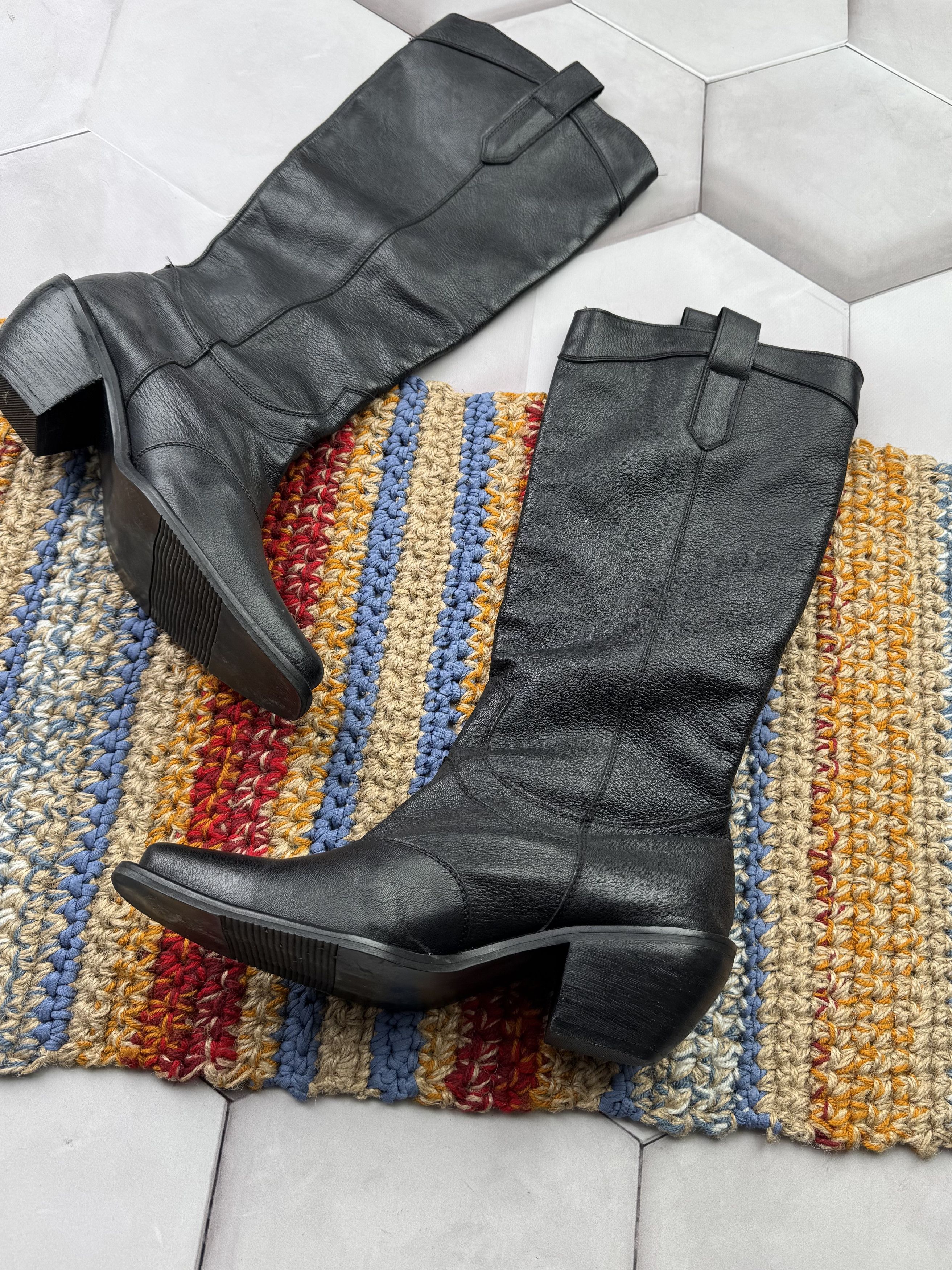 Japanese Brand Vintage Leather Boots (E4) Size US 8.5 / IT 38.5 - 6 Thumbnail
