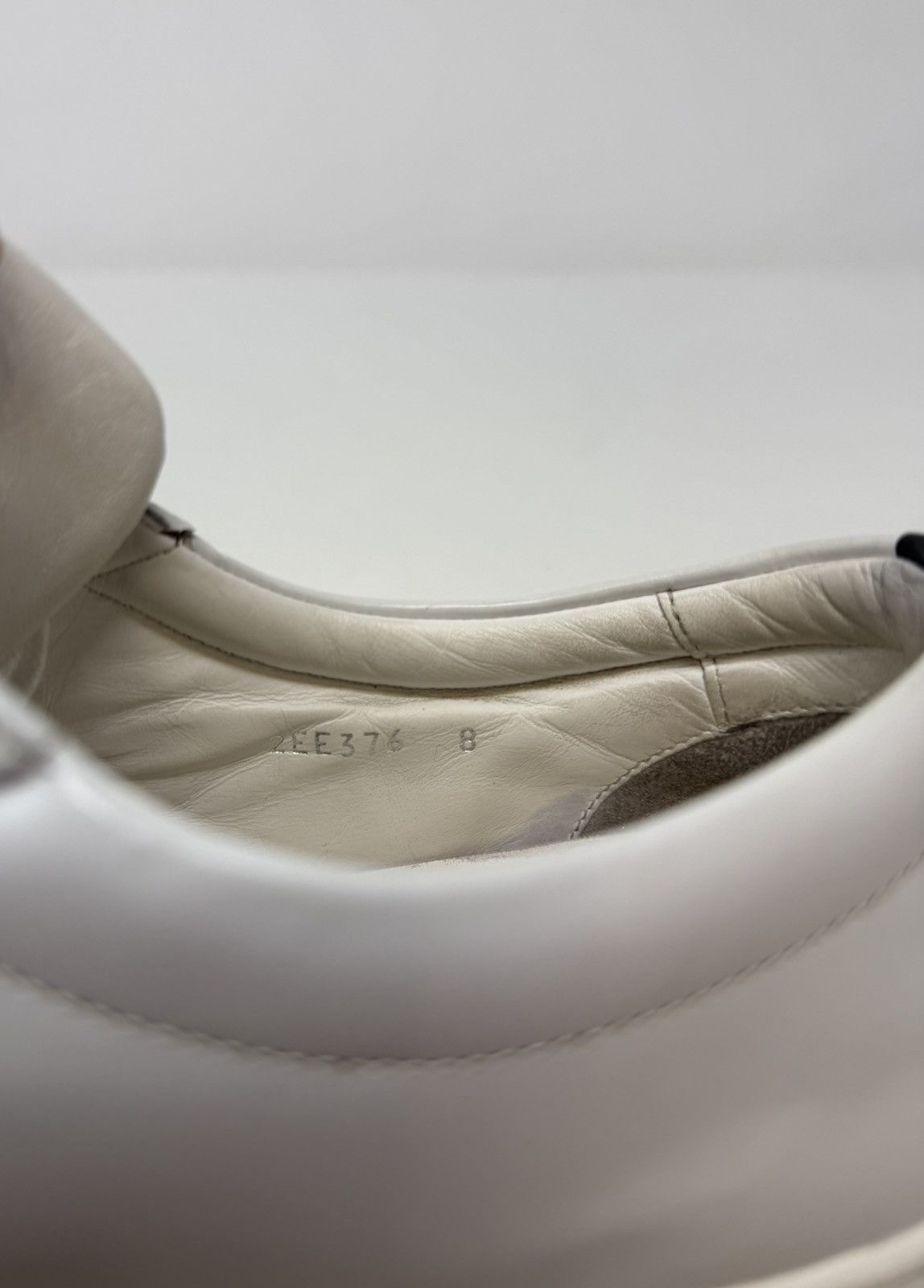Prada Prada Brushed Leather Sneaker White Size US 9 / EU 42 - 7 Thumbnail