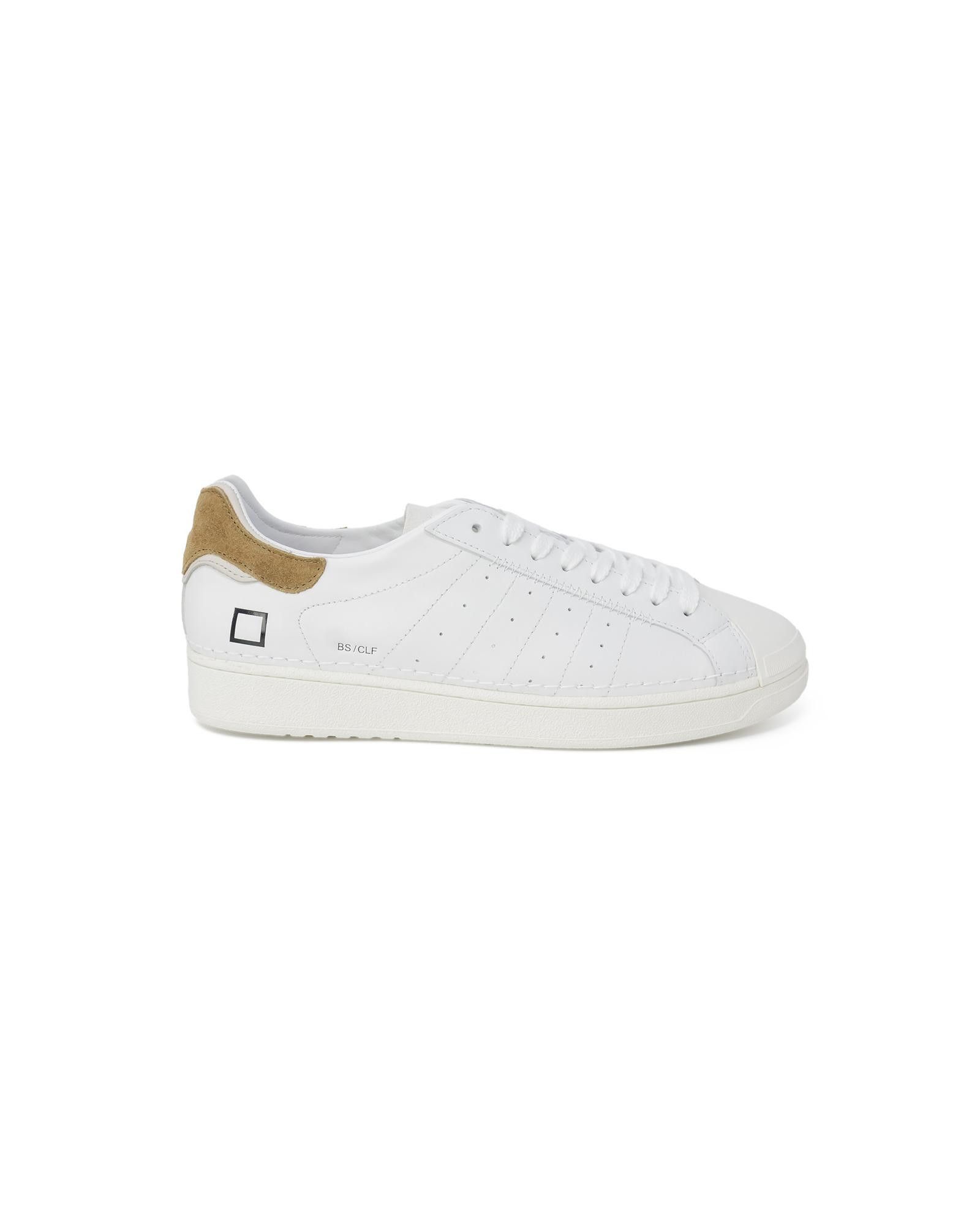 image of D A T E Leather Lace-Up Sneakers With Rubber Sole in Brown, Men's (Size 9)