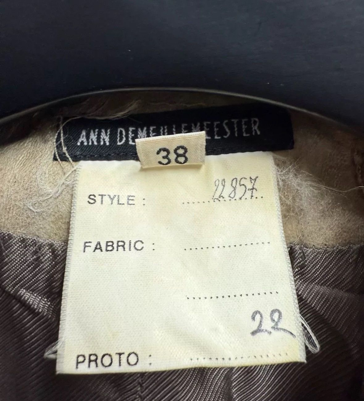 Ann Demeulemeester Ann Demeulemeester Hairy Erosion Cat Beard Vest Size US S / EU 44-46 / 1 - 9 Thumbnail