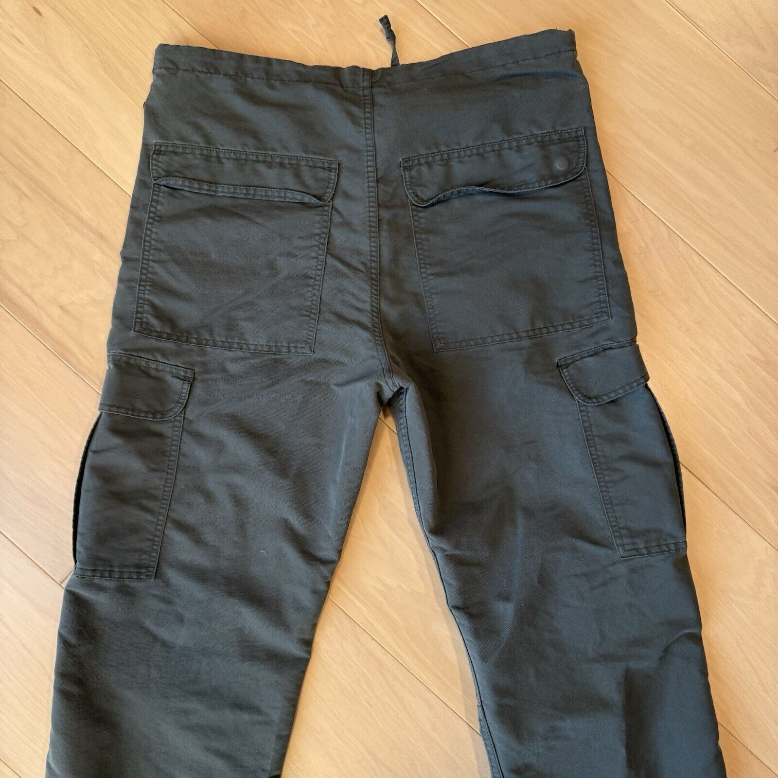 Levi's × Vintage Vintage Levis Silver Tab Cargo Pants 37 Dark Gray 90s Baggy Size US 37 - 7 Thumbnail