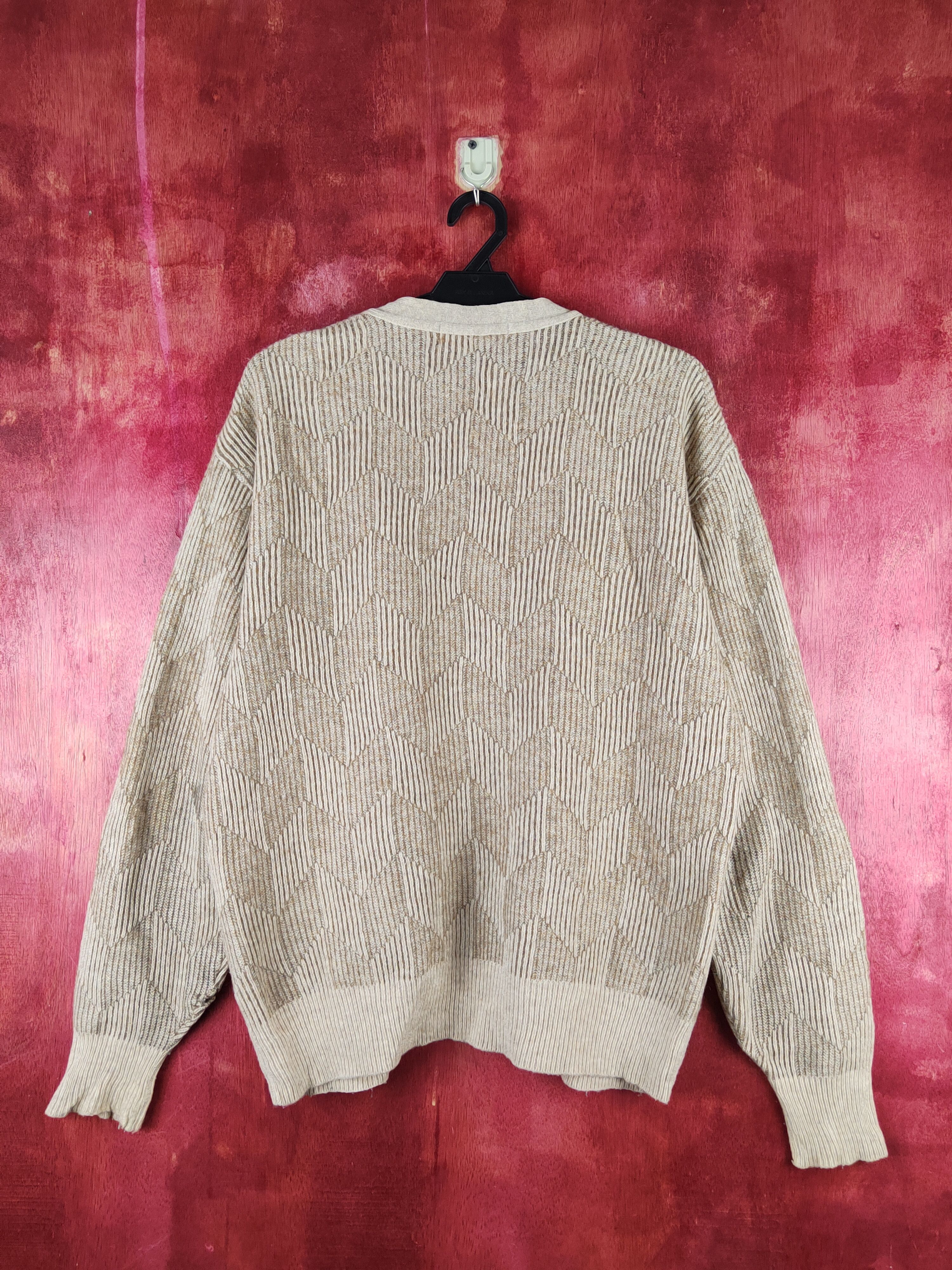 Japanese Brand Ex-Club Brown Knitwear Cardigan vintage japan #S2344 Size US L / EU 52-54 / 3 - 8 Thumbnail